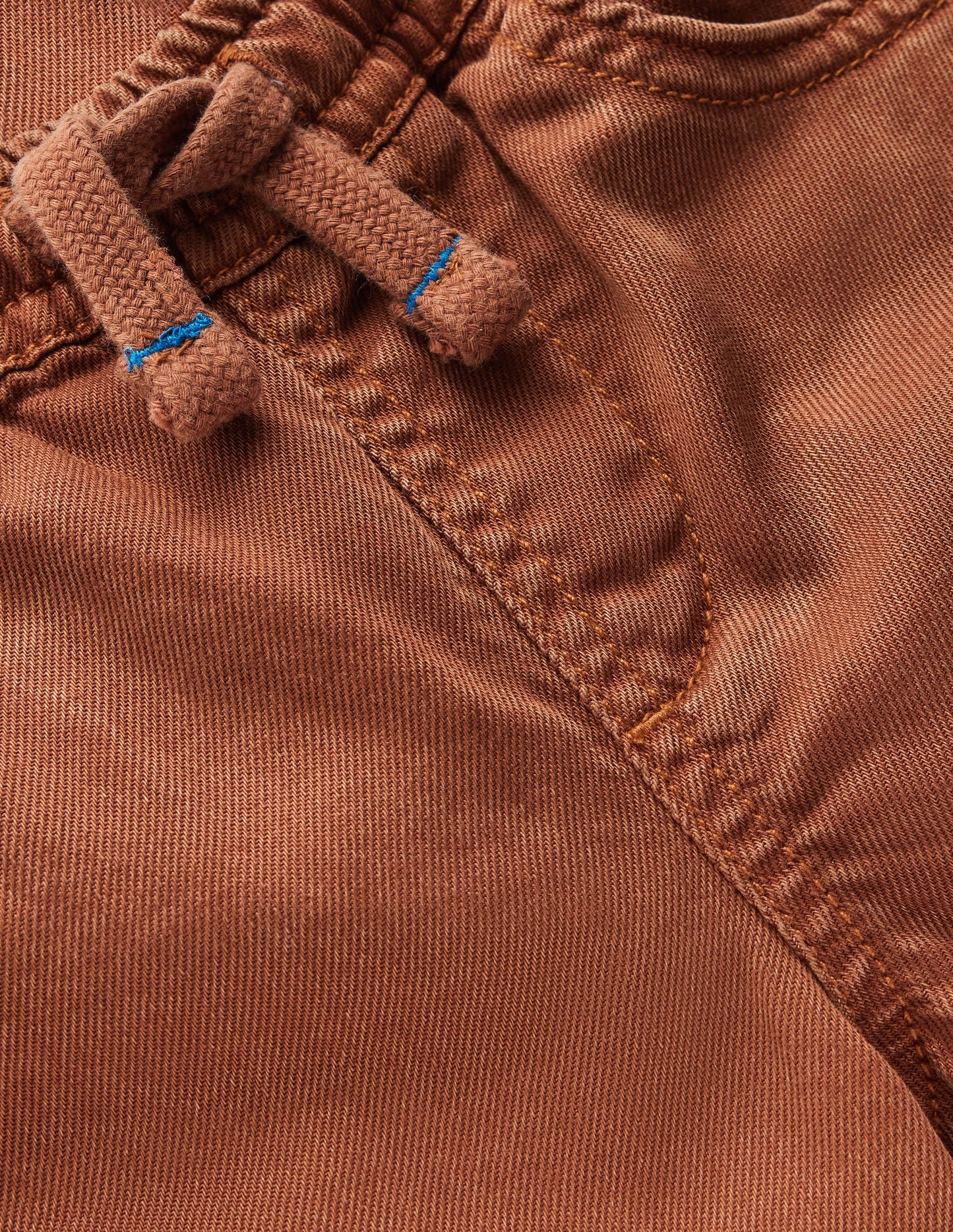 Easy Straight Trousers-Ginger