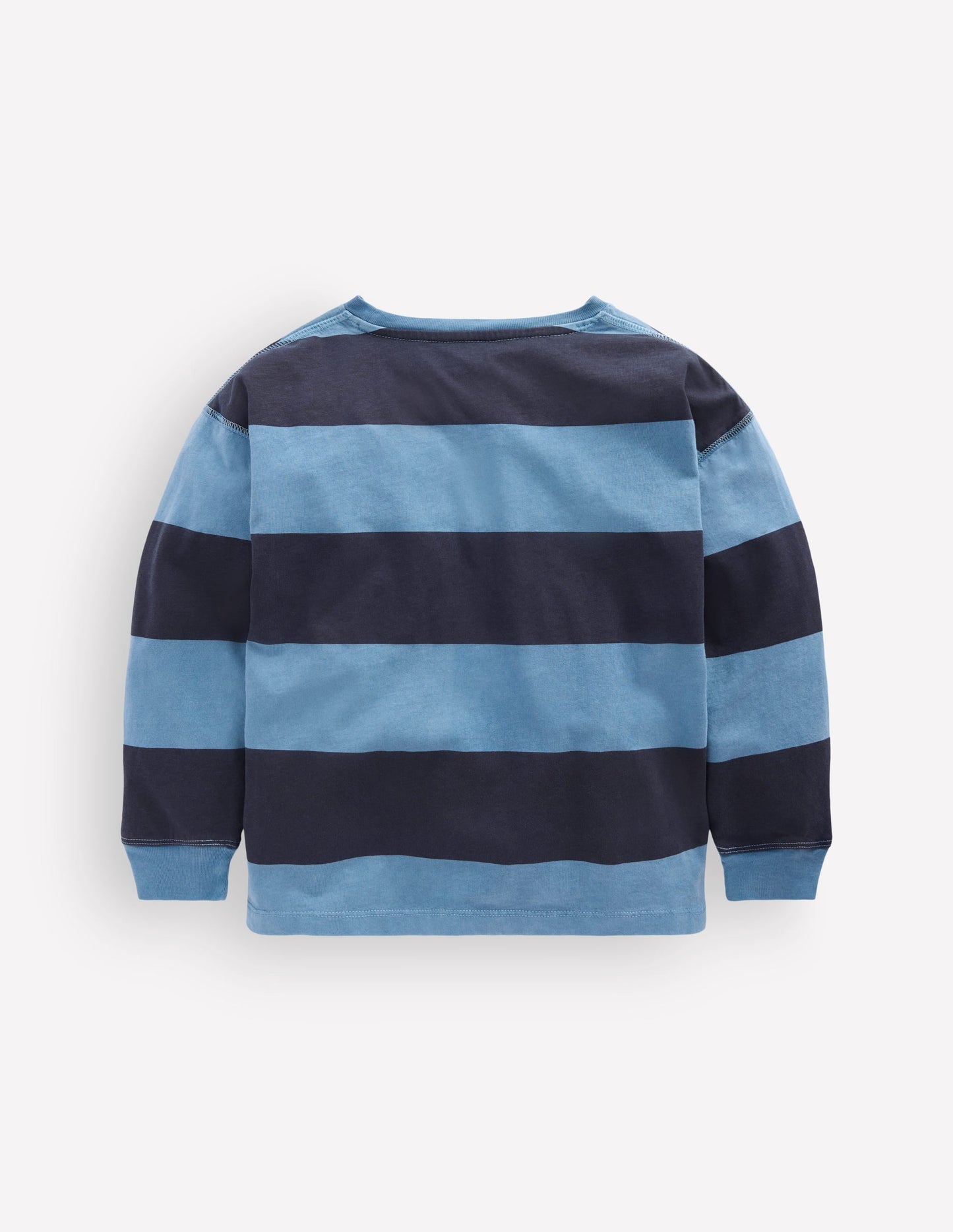 Long Sleeve Garment Dye Tee-College Navy / Denim Blue