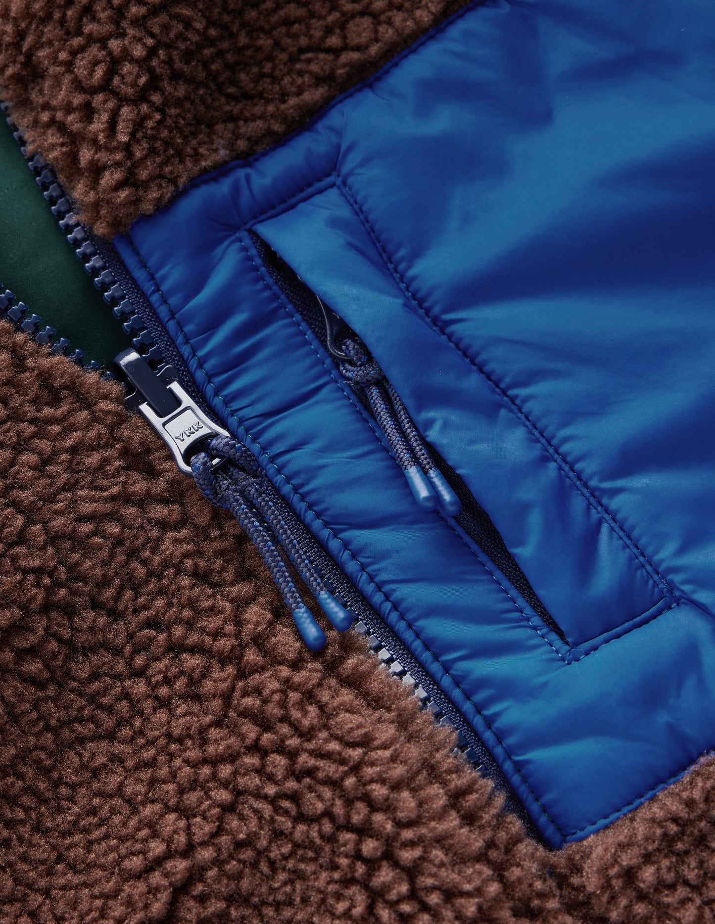 Reversible Borg Bomber-Malachite Green/Raw Umber