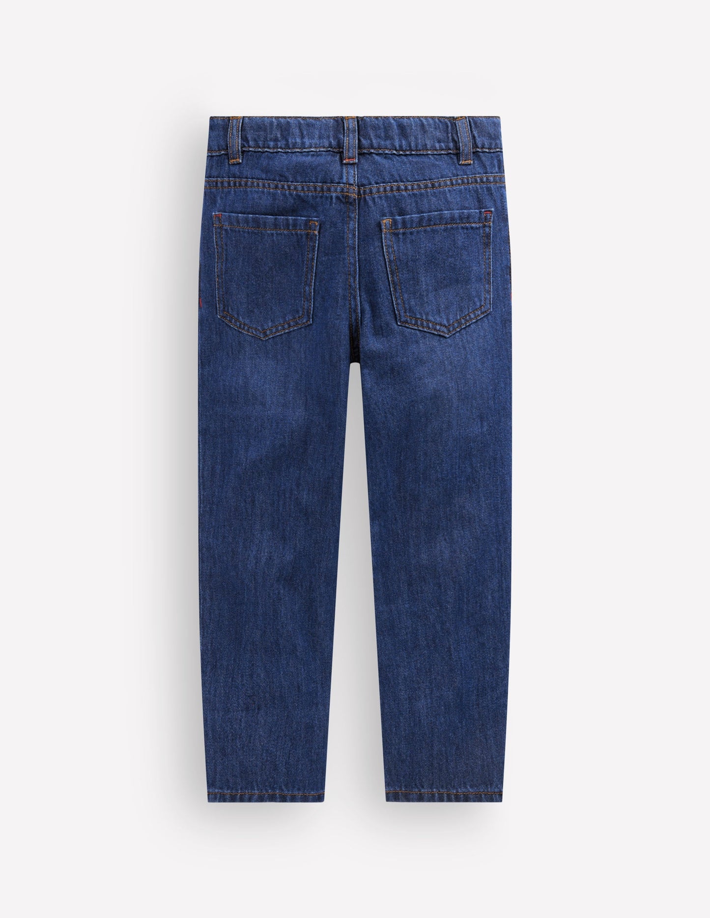 Regular Straight Jeans-MID WASH