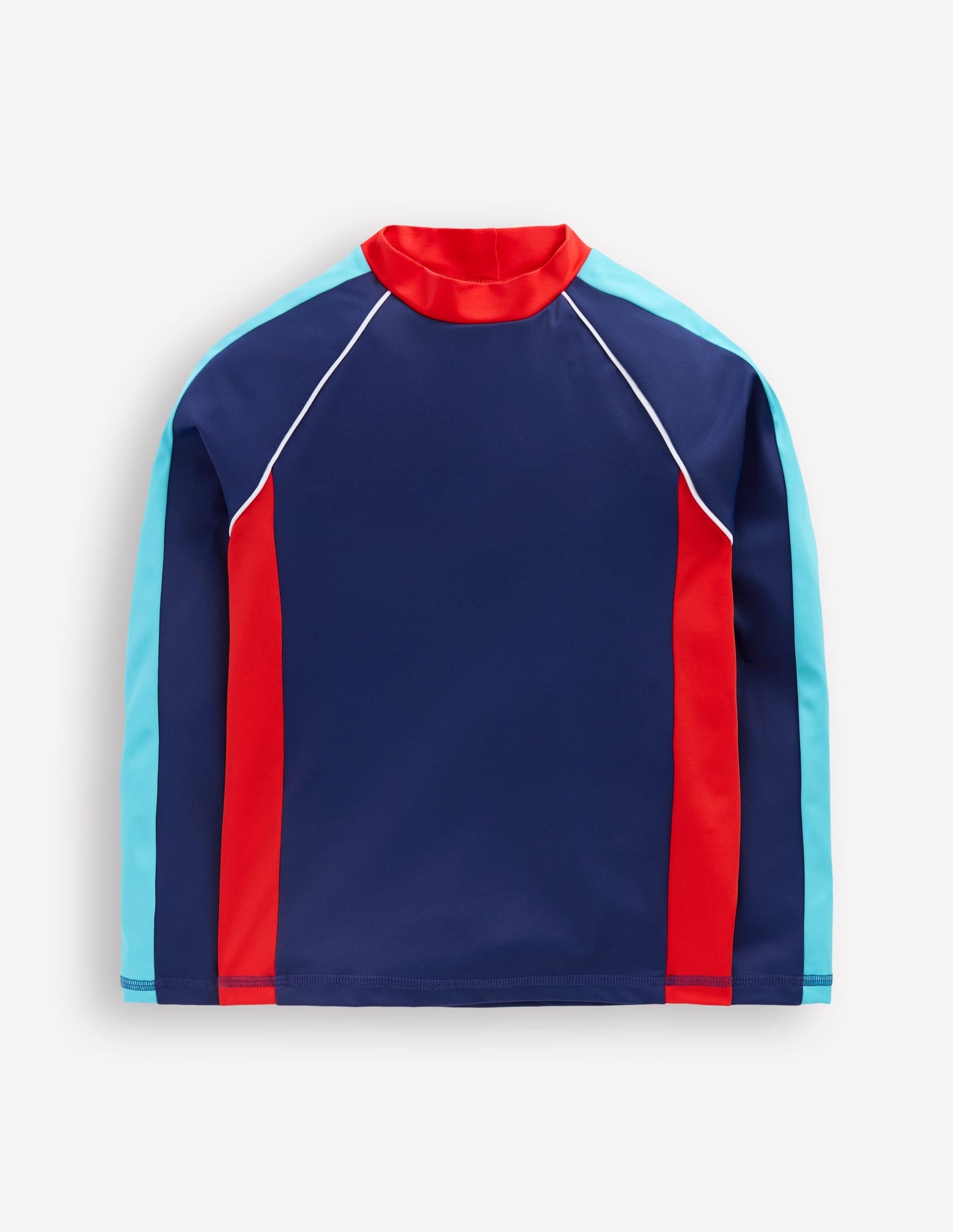 Colour Block Rash Vest-Mazarine Blue