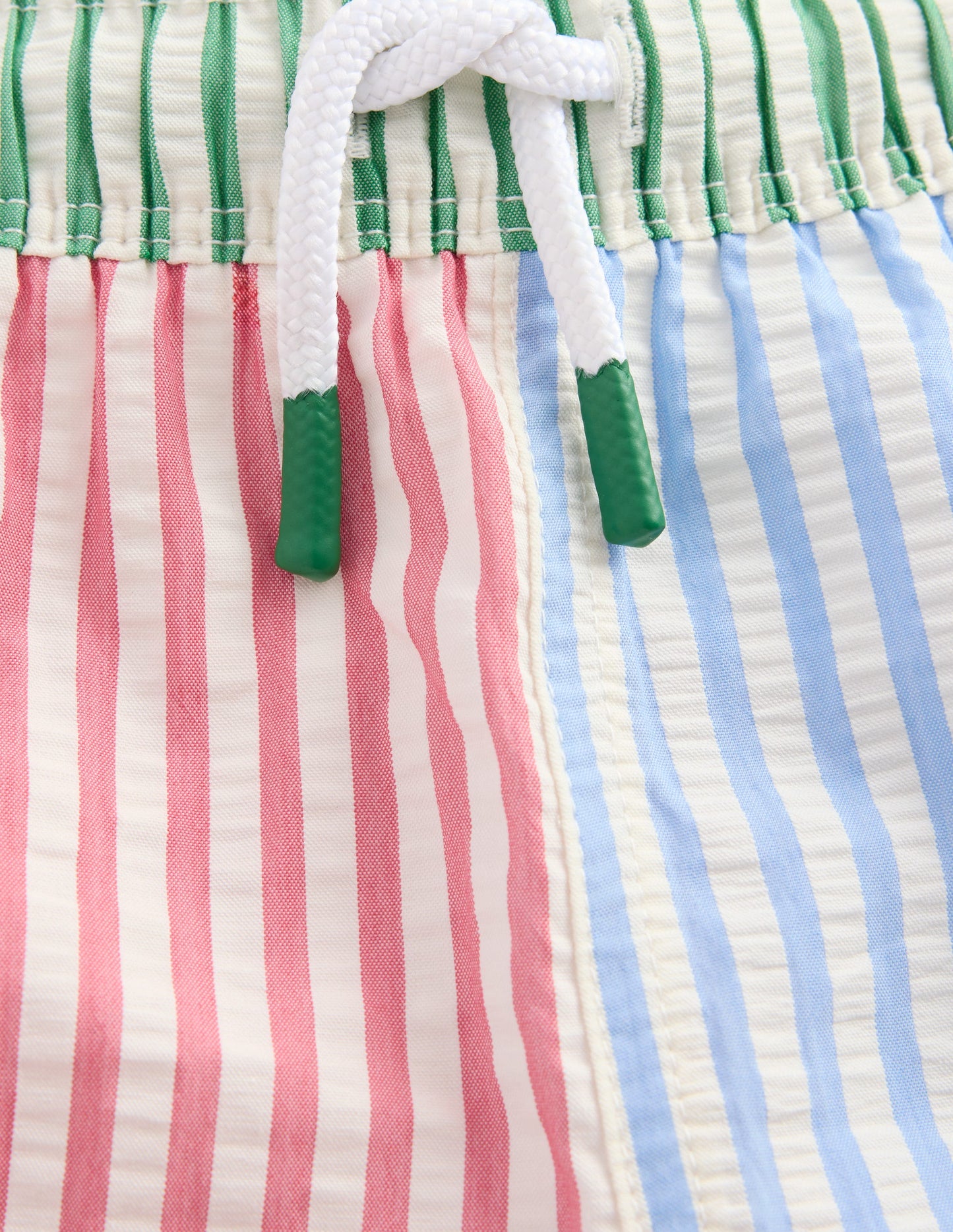 Swim Shorts-Seersucker Stripe