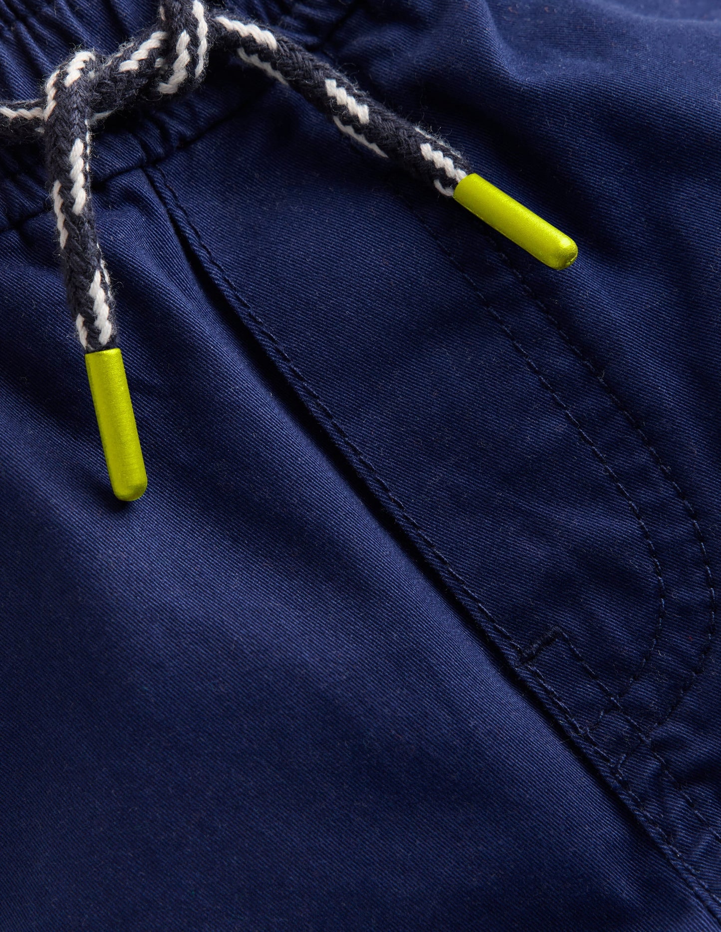 Slim Pull-on Trousers-College Navy
