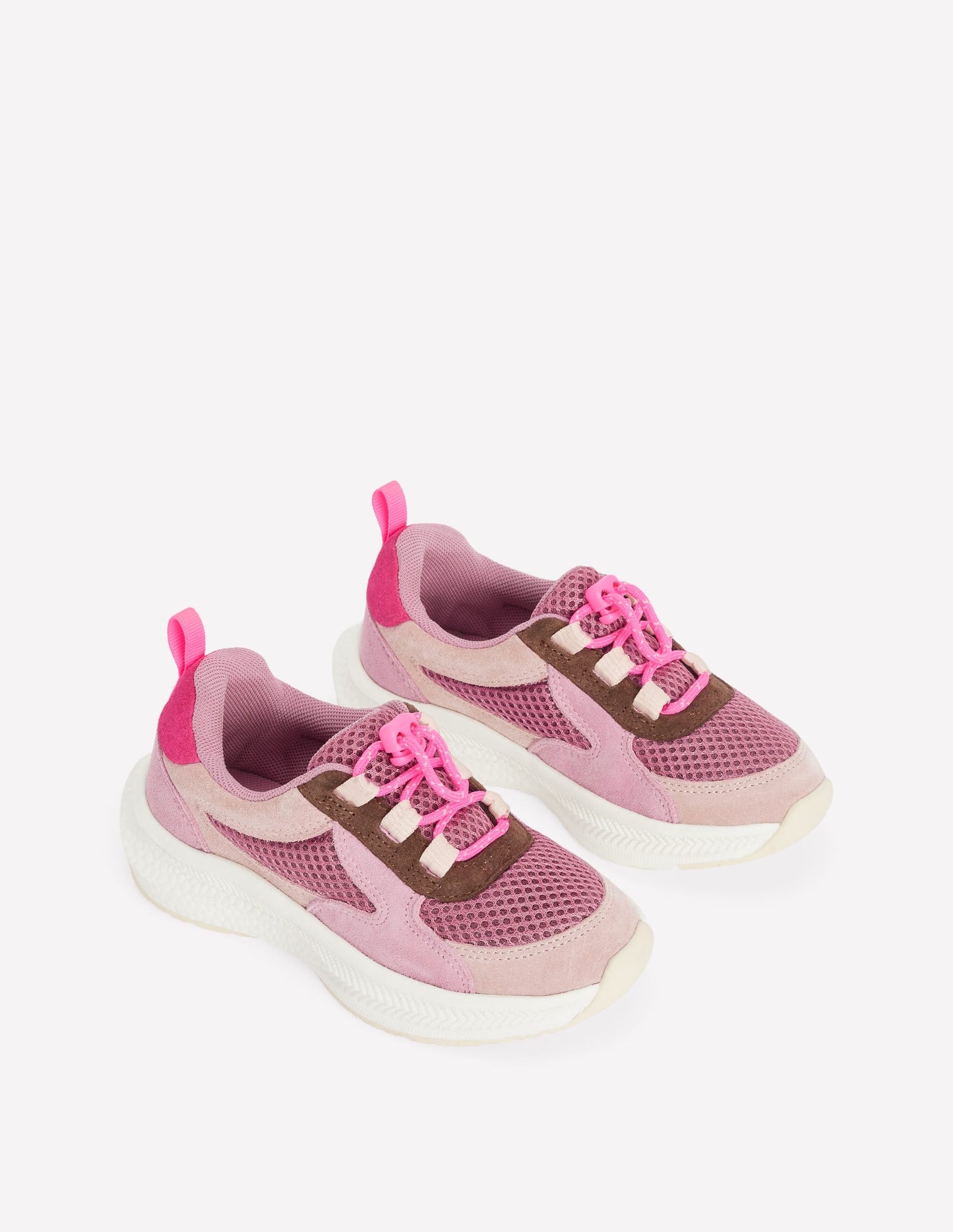 Pink Sporty Trainers-Pink Heather