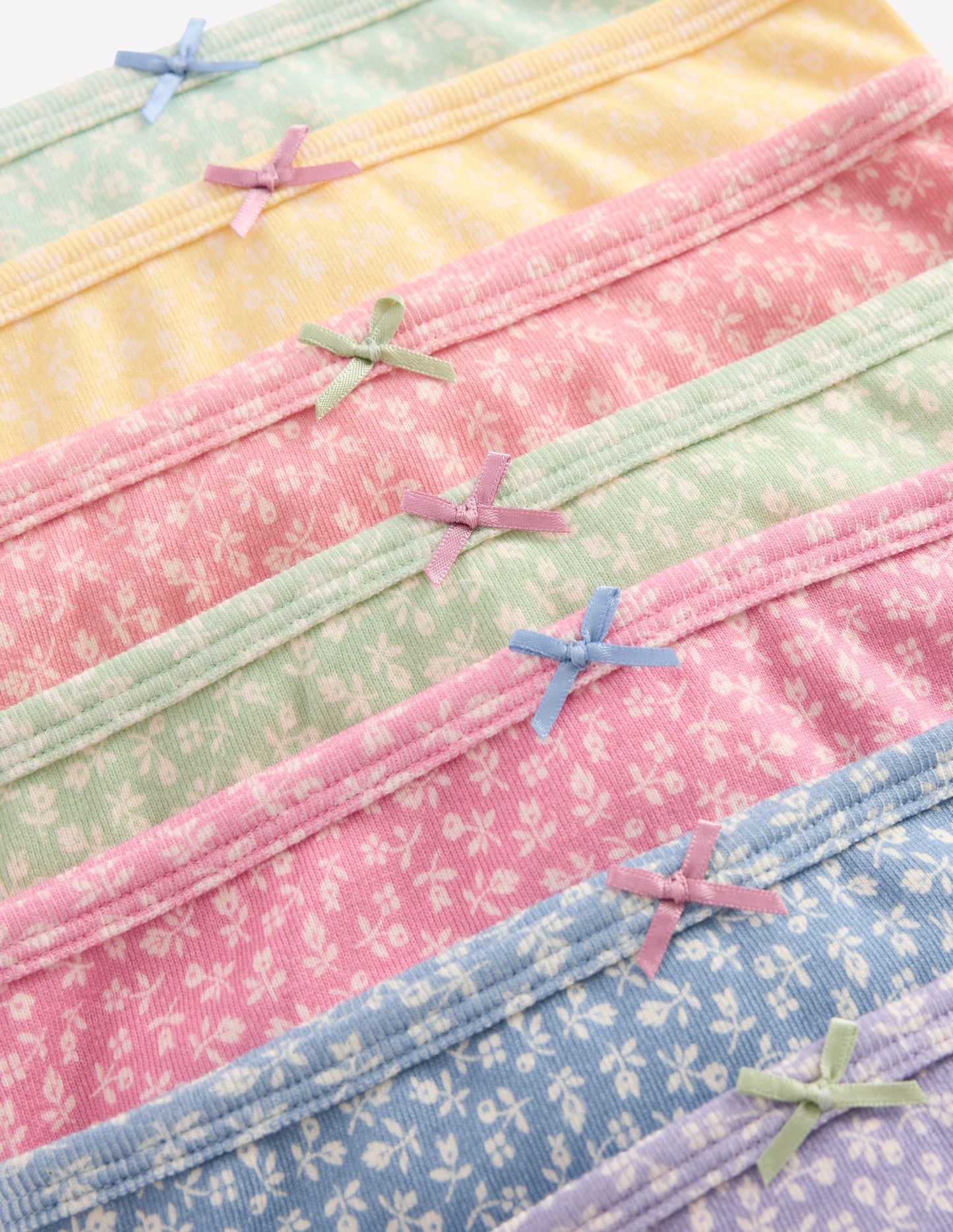 7-pack Pants-Ditsy Floral Spring