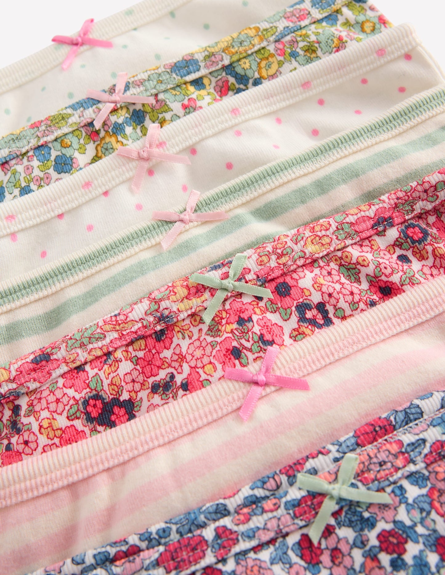 7-pack Pants-Forget Me Not Flowerbed
