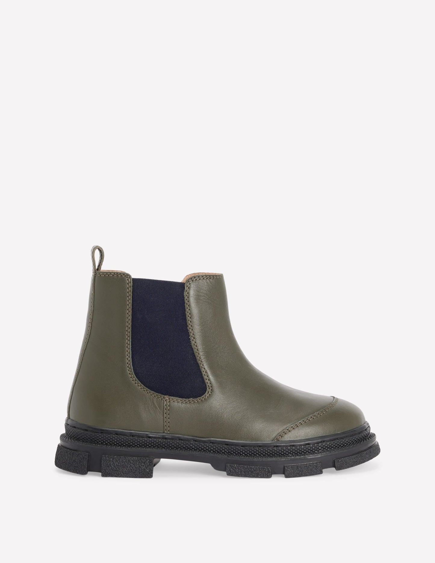 Chunky Chelsea Boots-Khaki