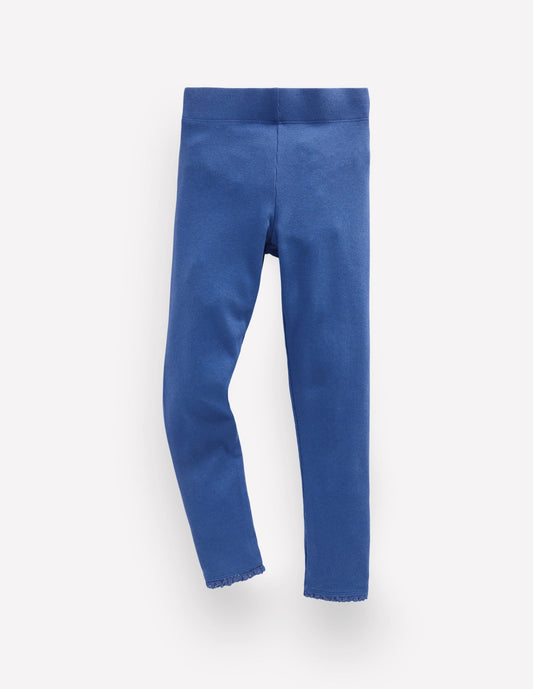 Ribbed Leggings-Bluejay