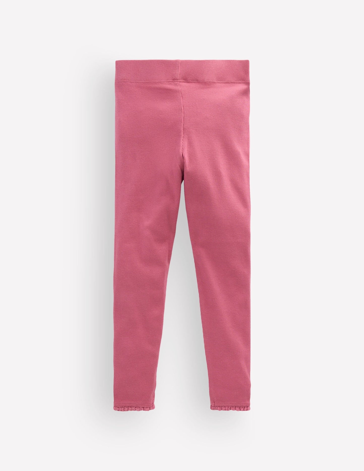 Ribbed Leggings-Pink Heather