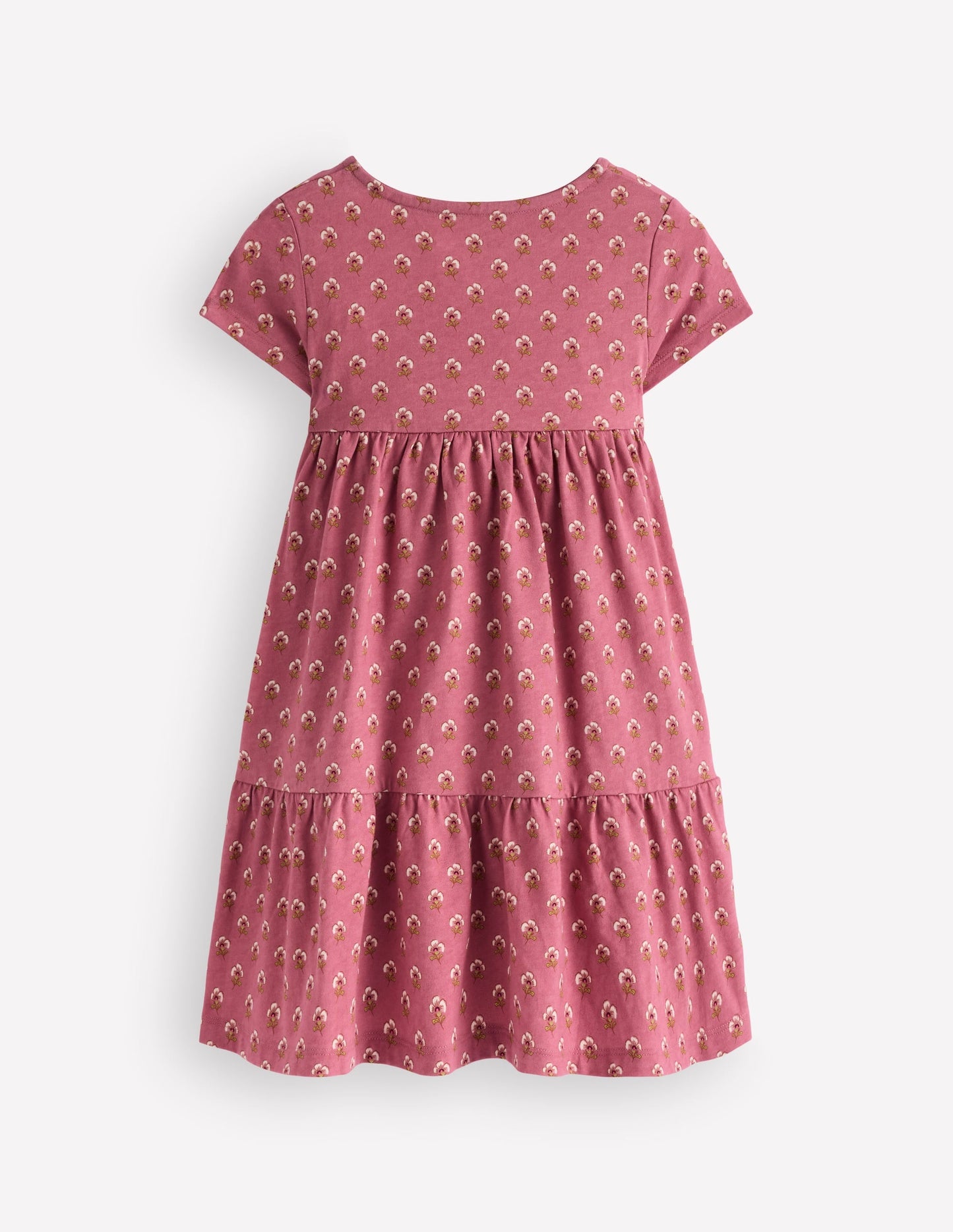 Ariel Twirly Jersey Dress-Pink Floral