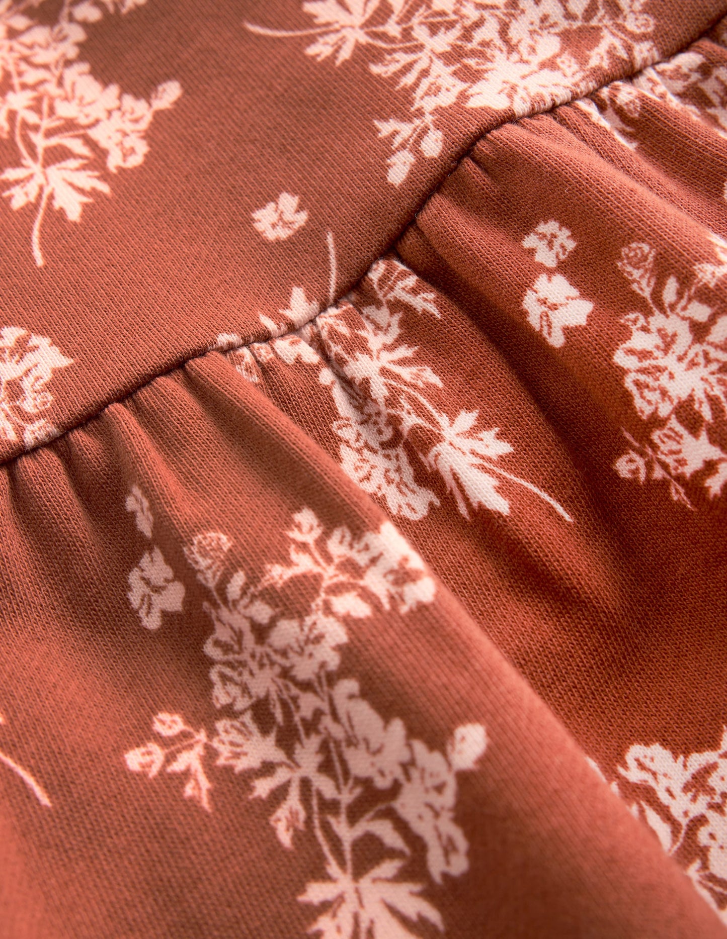 Minna Sweatshirt Dress-Brown  Floral