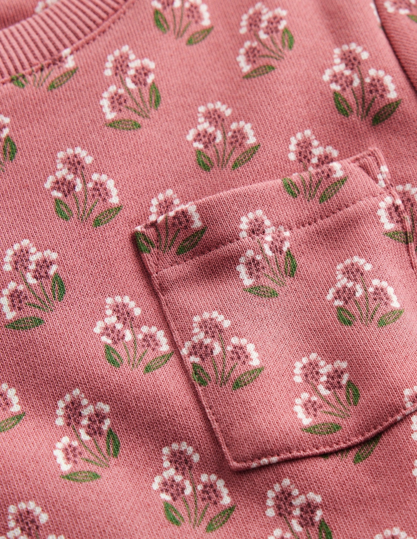 Minna Sweatshirt Dress-Pink Floral