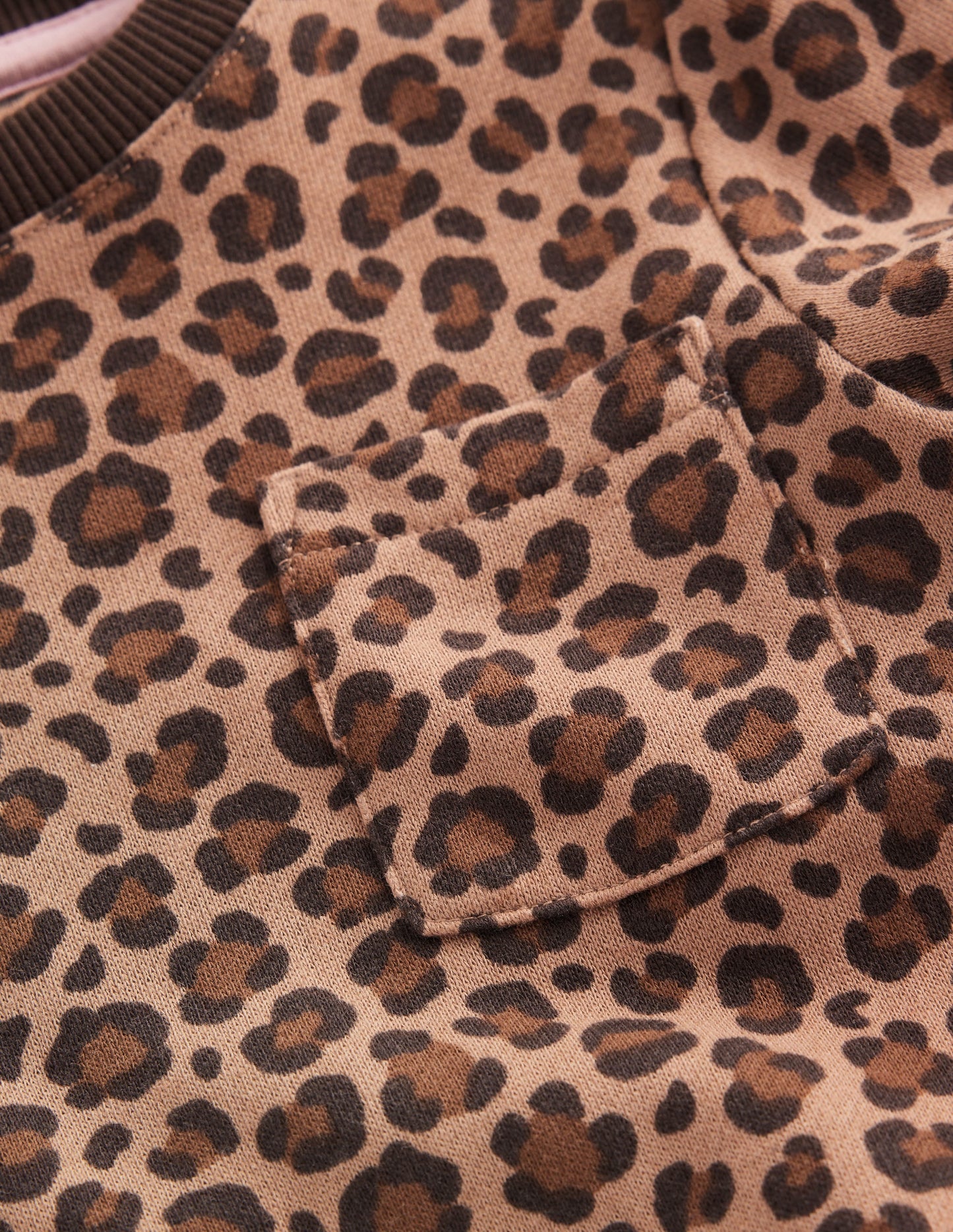 Minna Sweatshirt Dress-Leopard