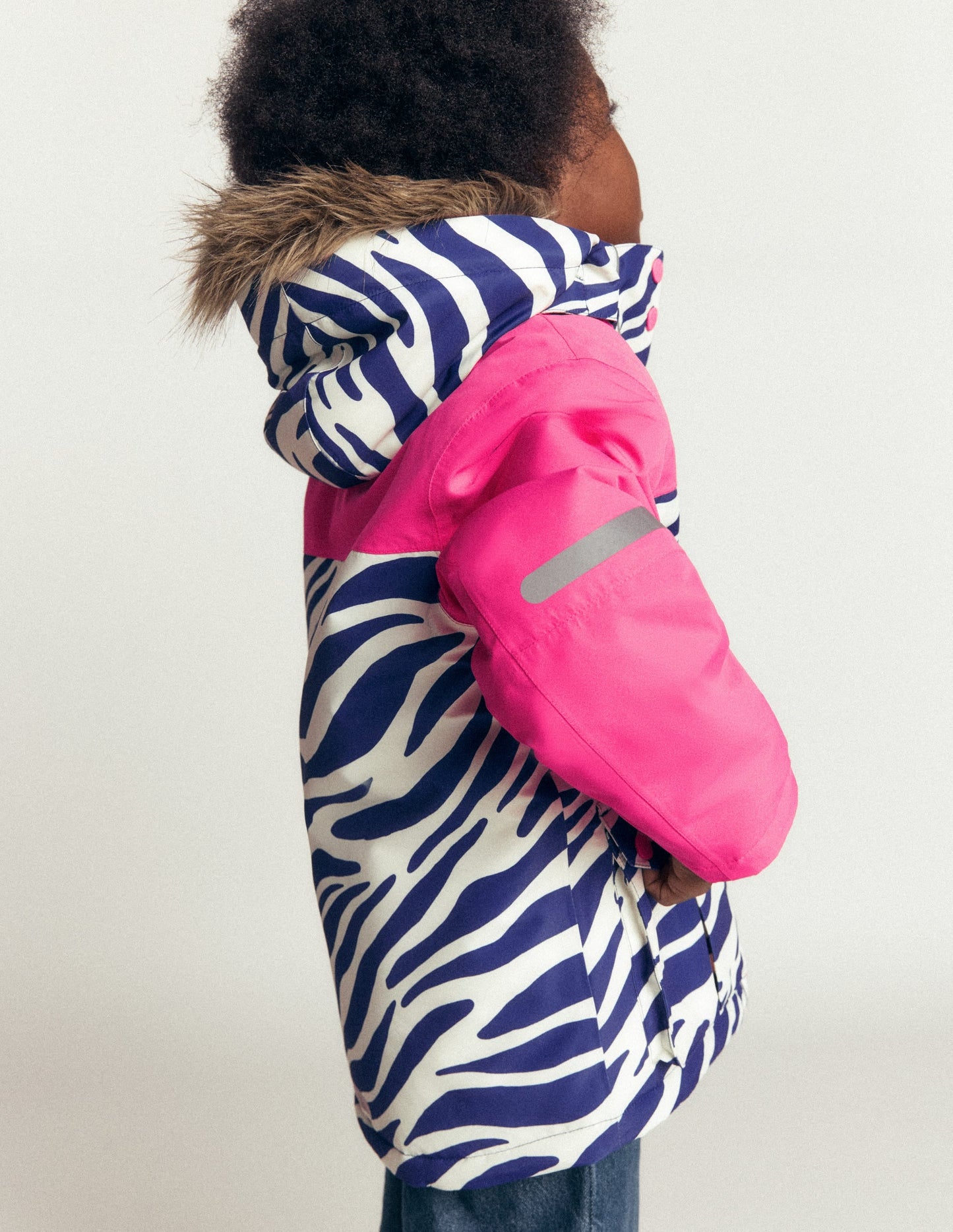 All-Weather Waterproof Coat-Zebra