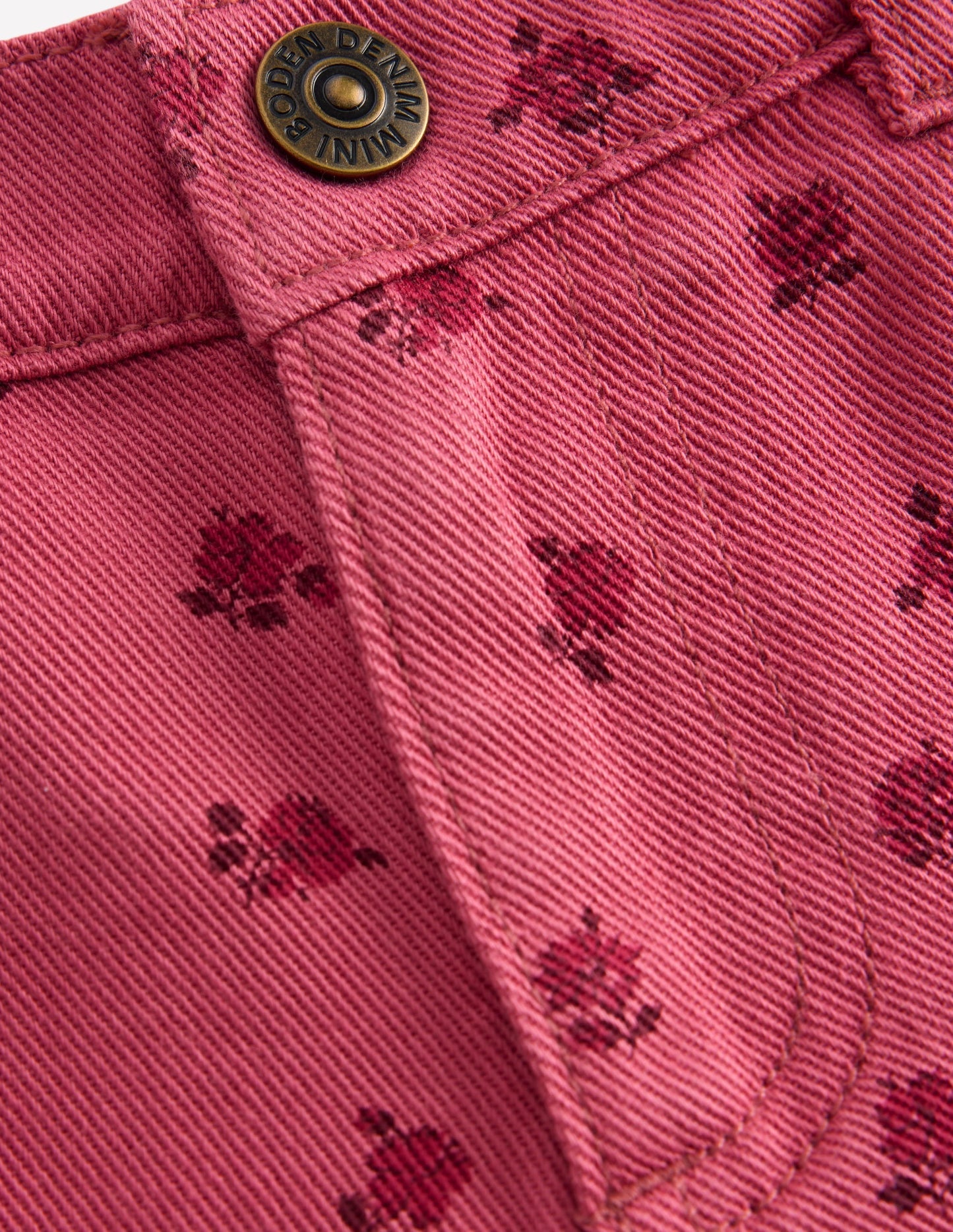 Kick Flare Jean-Winter Blush Vintage Roses