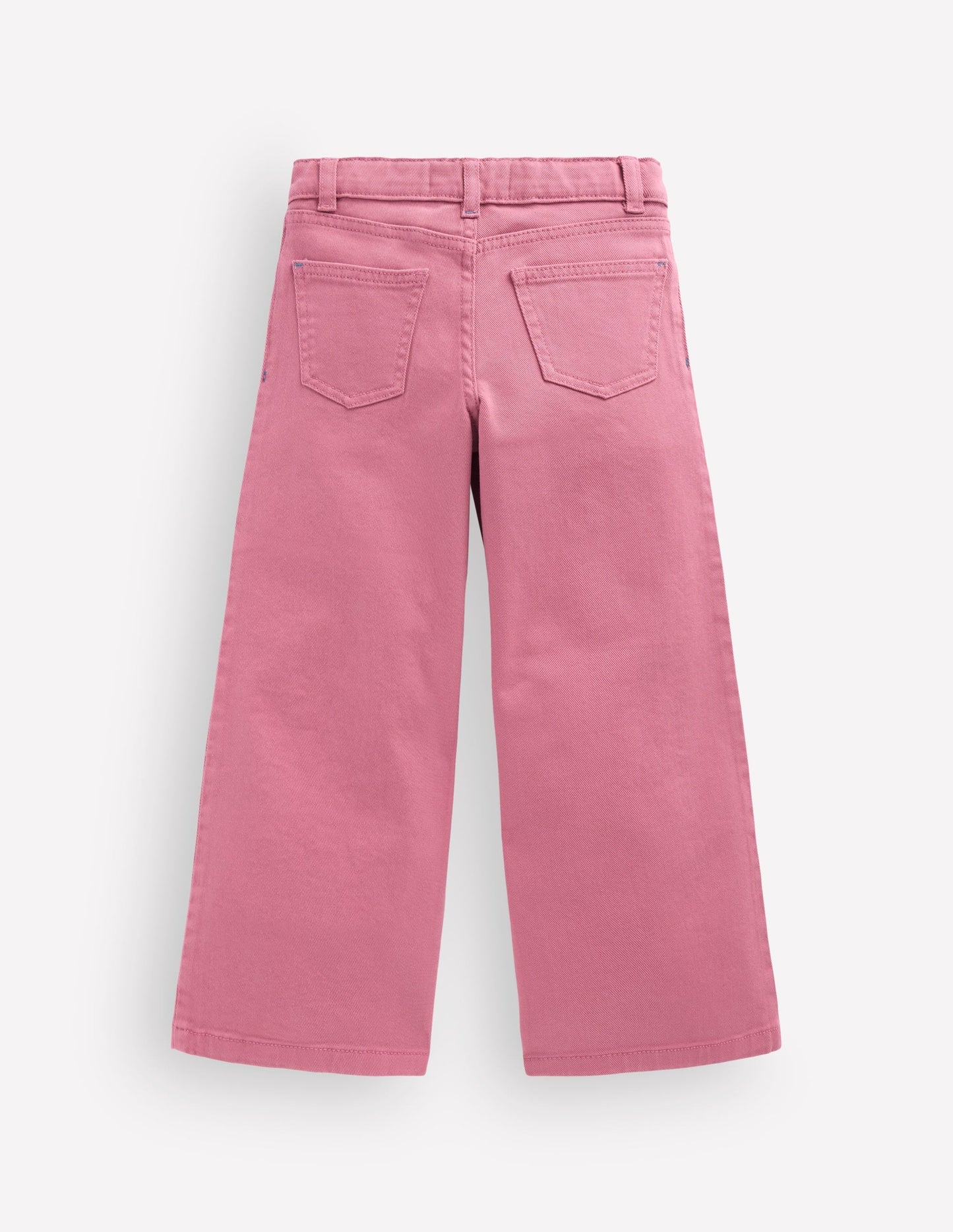Wide Leg Jeans-Pink Heather