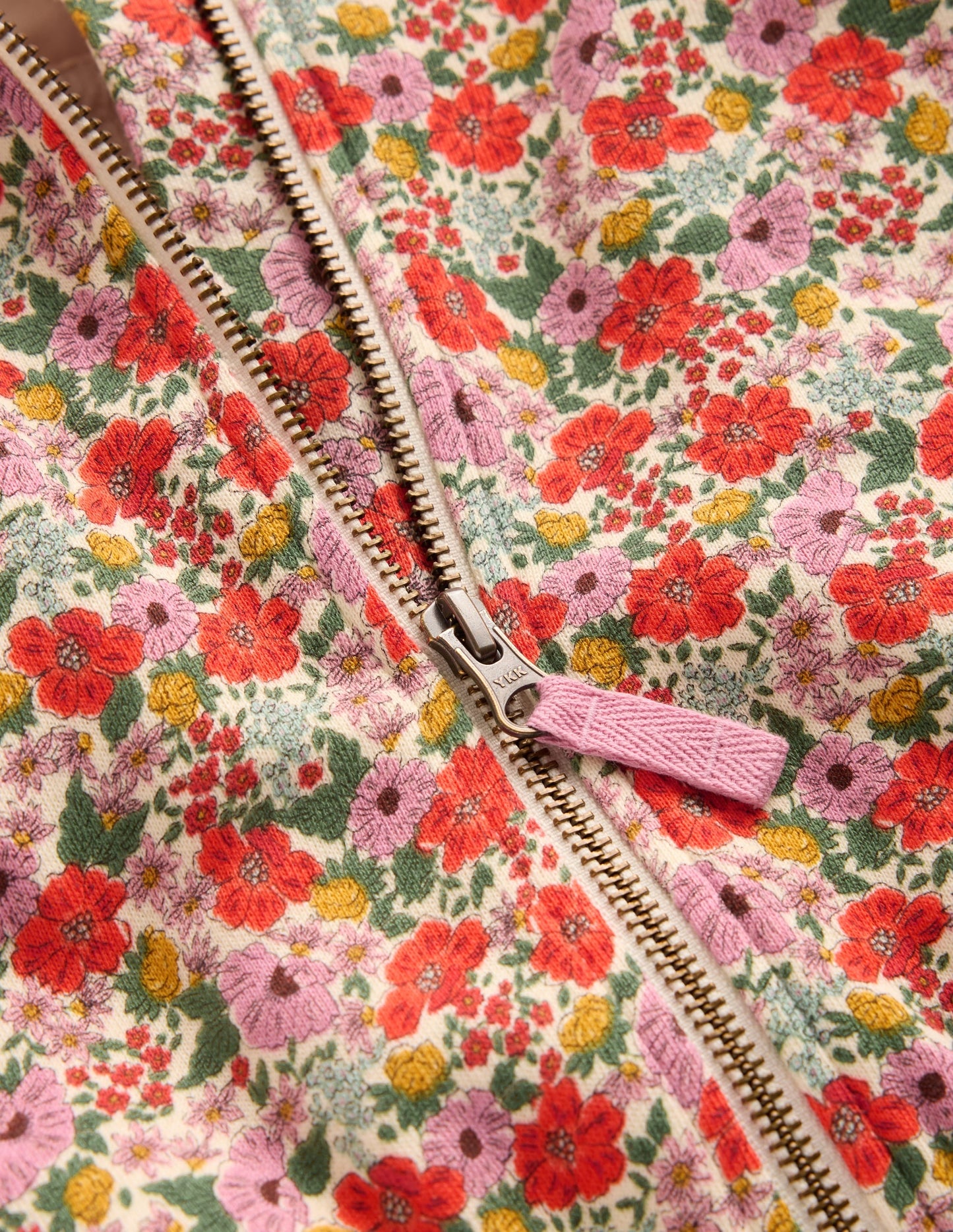 Fleece Lined Zip-Through-Floral