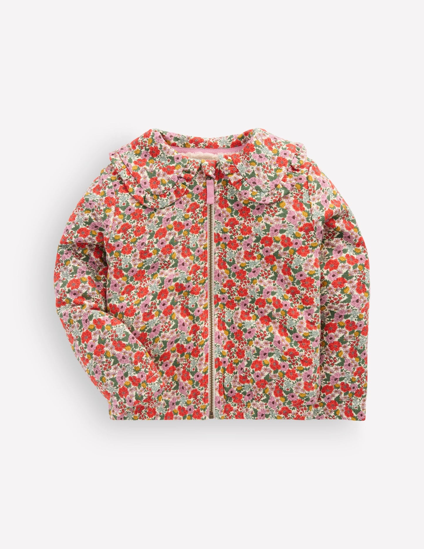 Fleece Lined Zip-Through-Floral