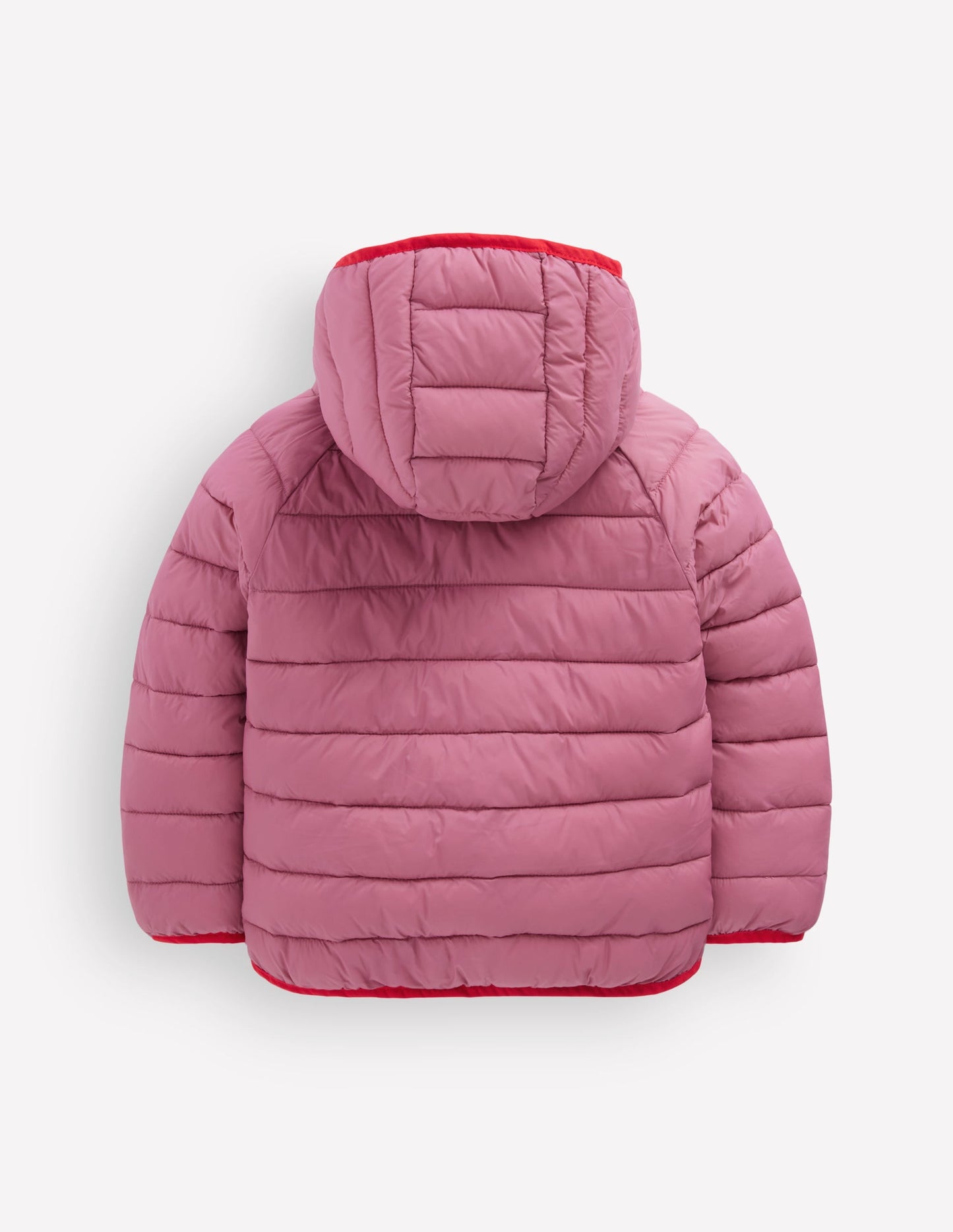 Pack-away Padded Jacket-Pink Heather