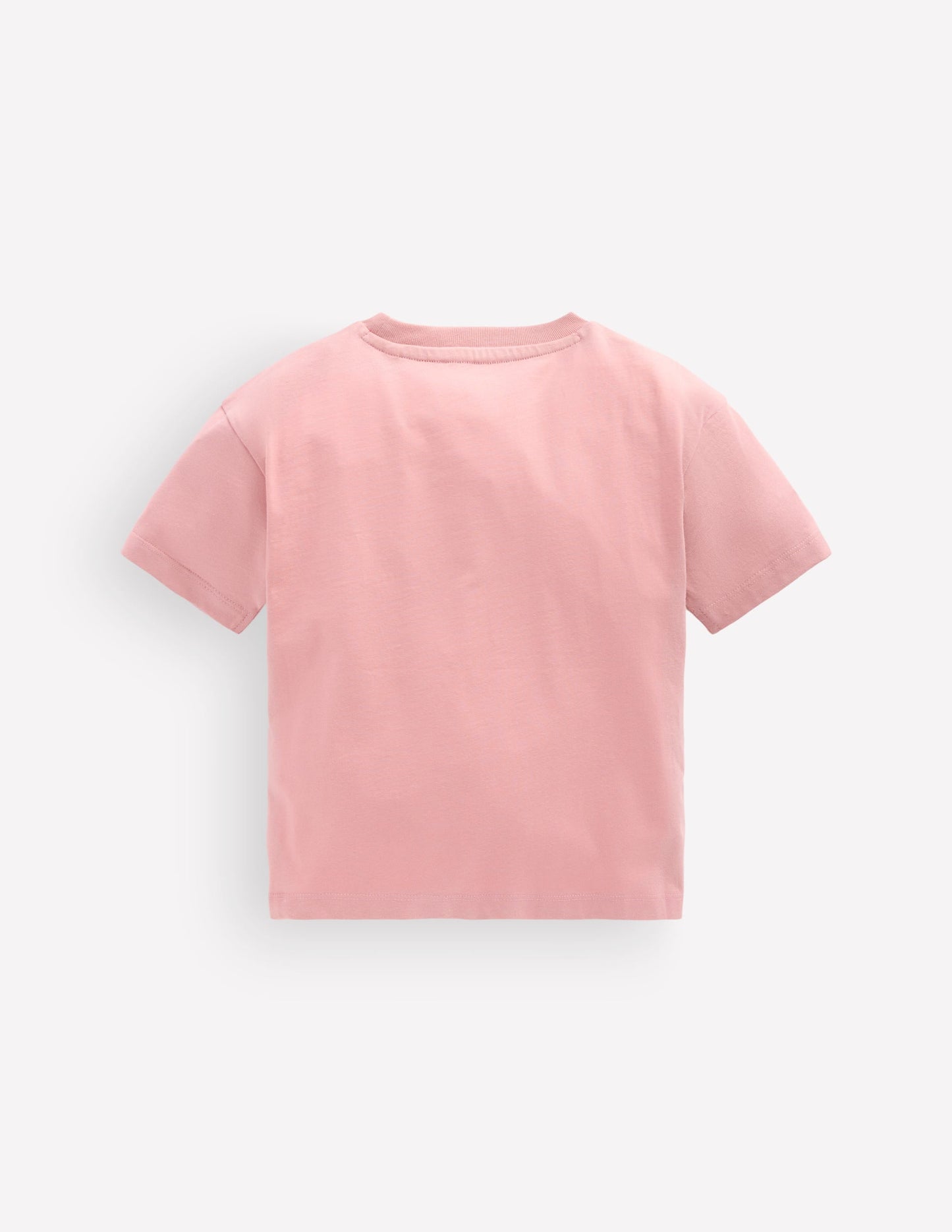 Short Sleeve Printed T-shirt-Pink Sausage Dog