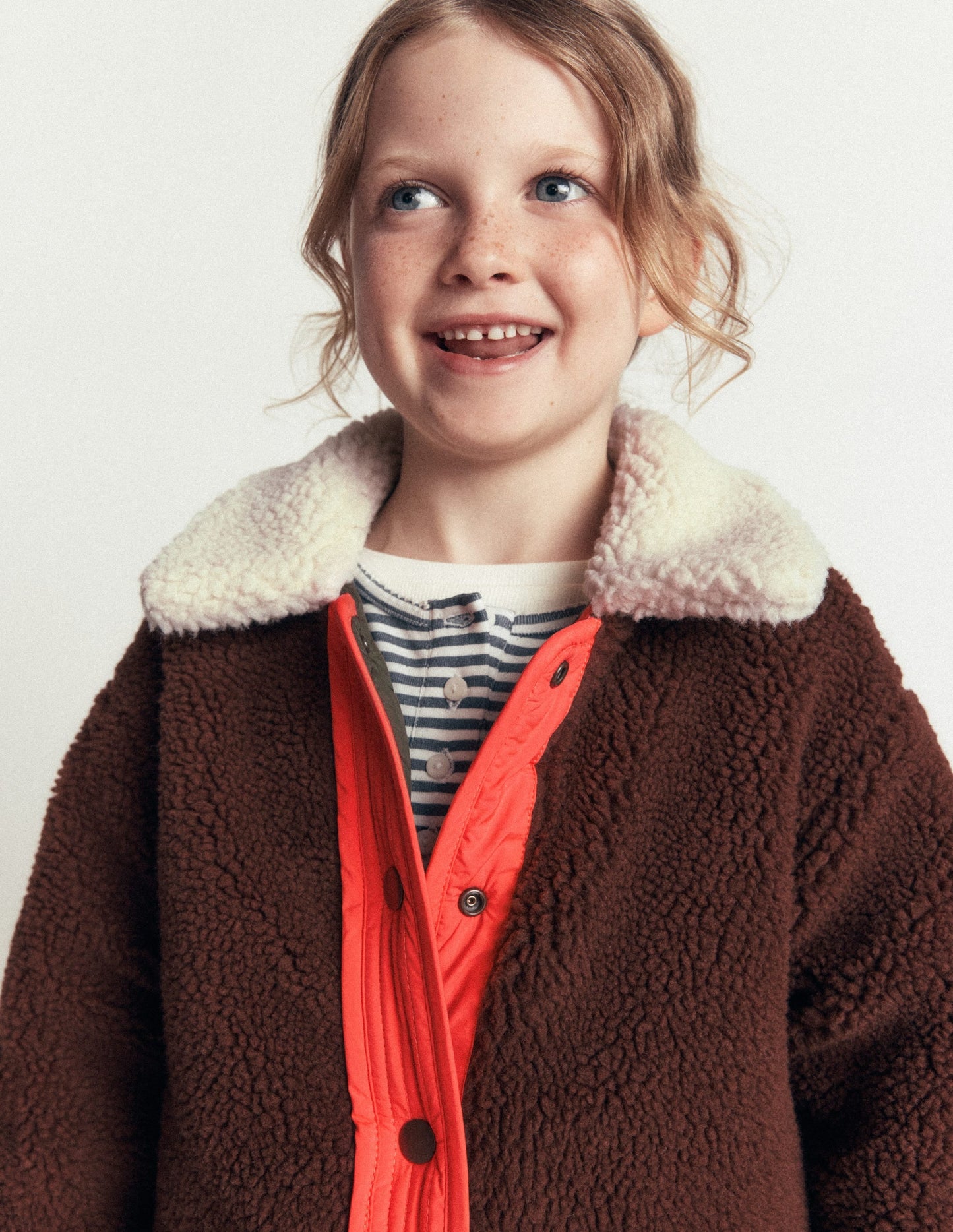 Reversible Borg Quilted Jacket-Falcon Green