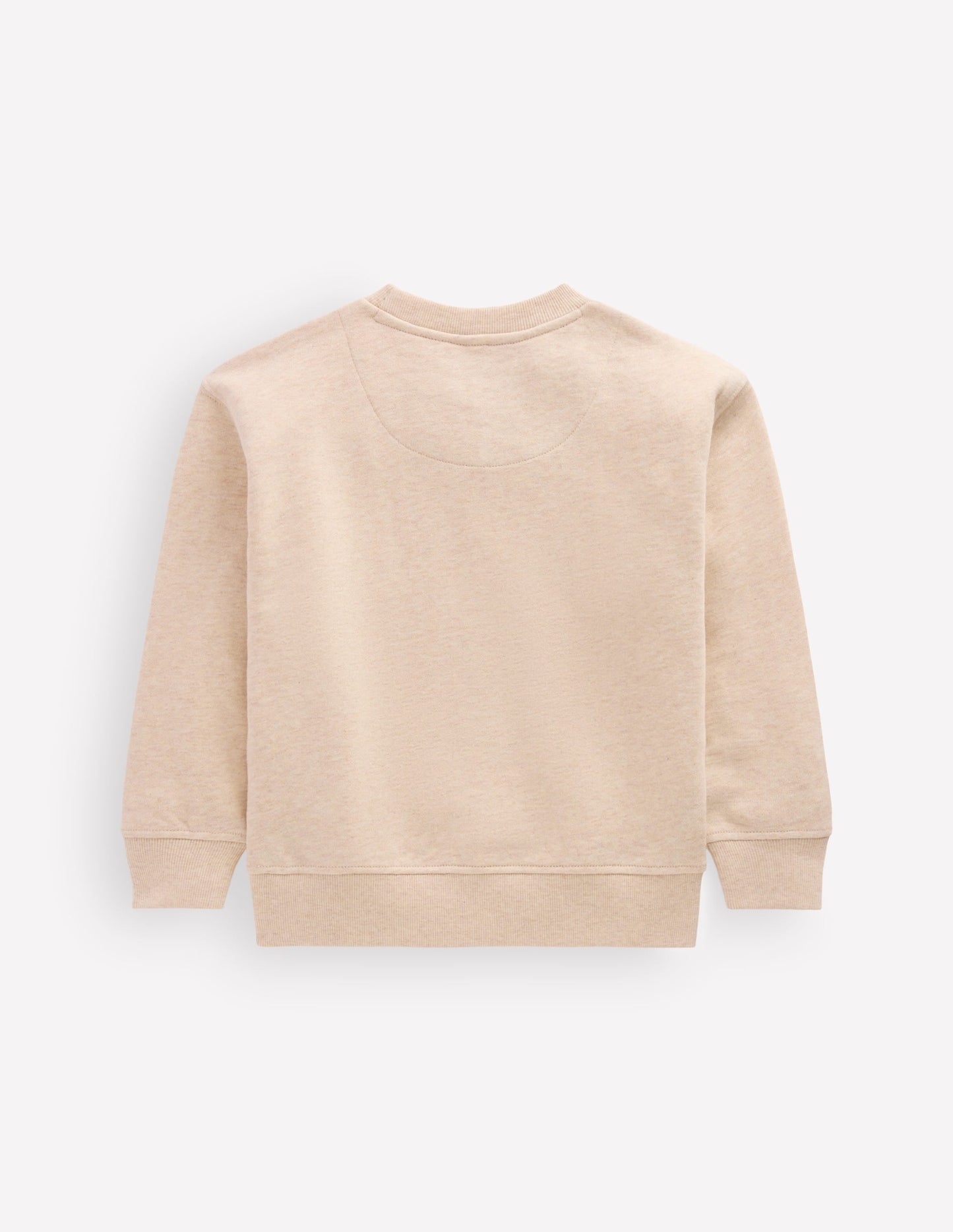Relaxed Panel Sweatshirt-Oatmeal Marl Patchwork Floral