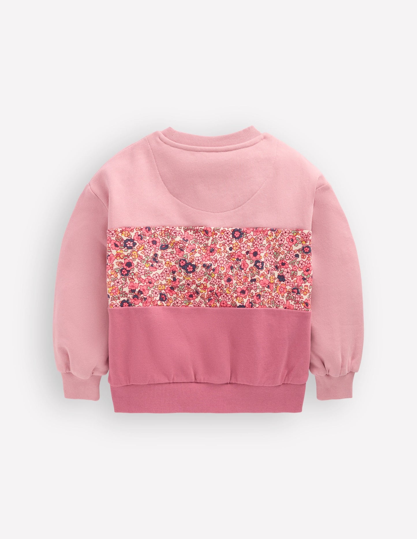 Relaxed Panel Sweatshirt-Formica Pink Floral