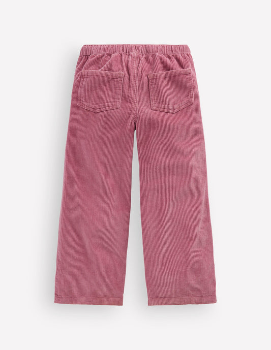 Draw Cord Trousers-Pink Heather
