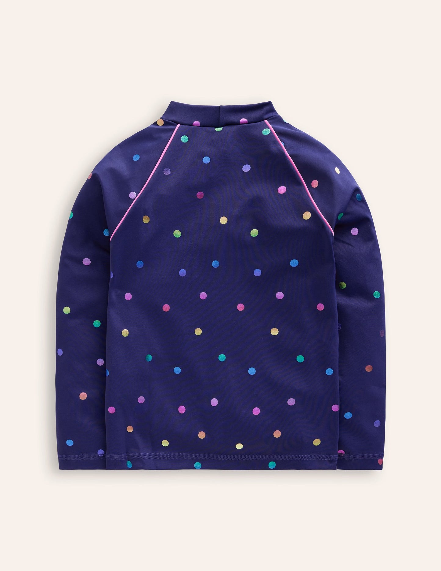 Sunsafe Patterned Rash Vest-Rainbow Foil Confetti Spot