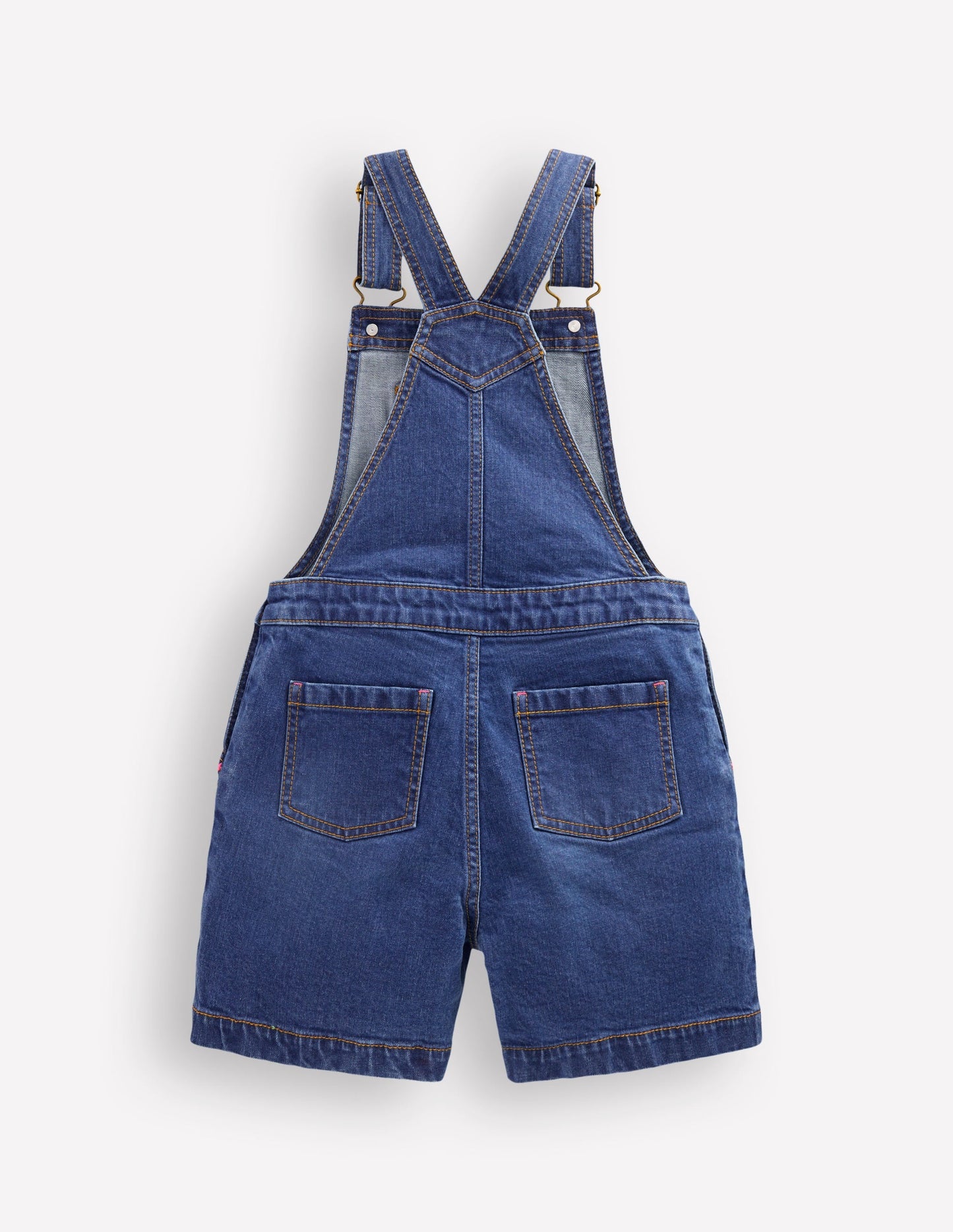Short Dungaree-Mid Vintage Embroidered
