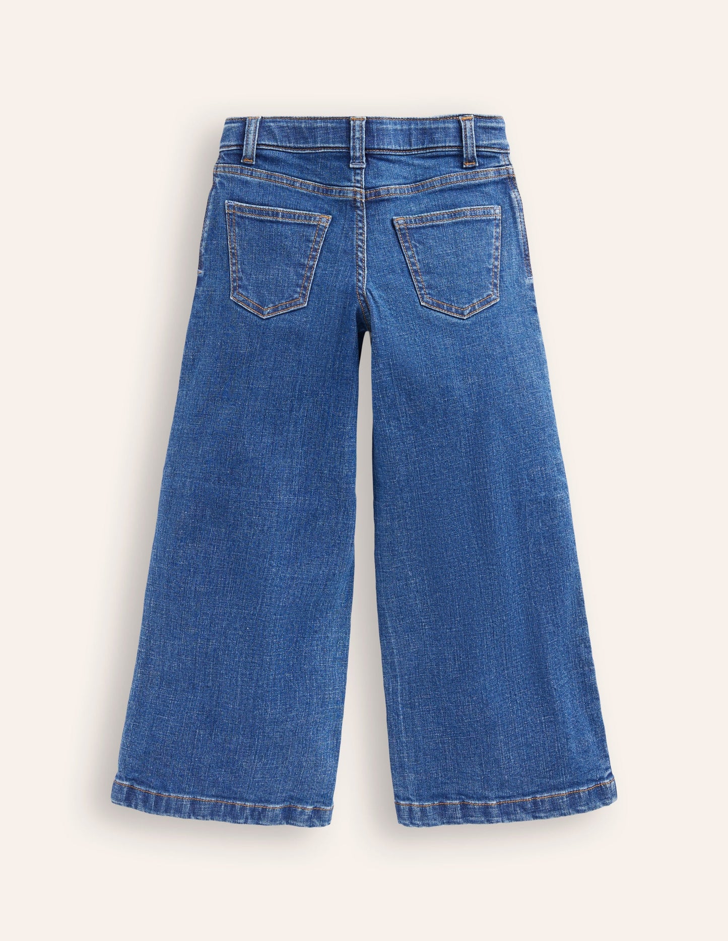 Wide Leg Jeans-Mid Vintage Denim