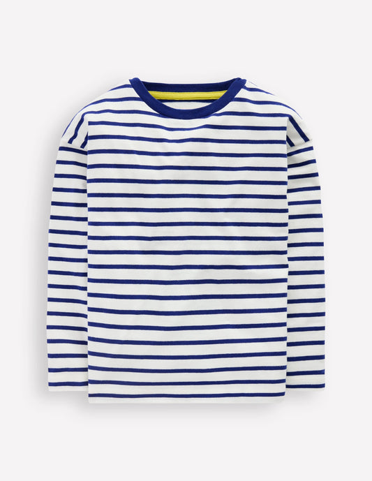 Stripe Breton-Ivory/College Navy