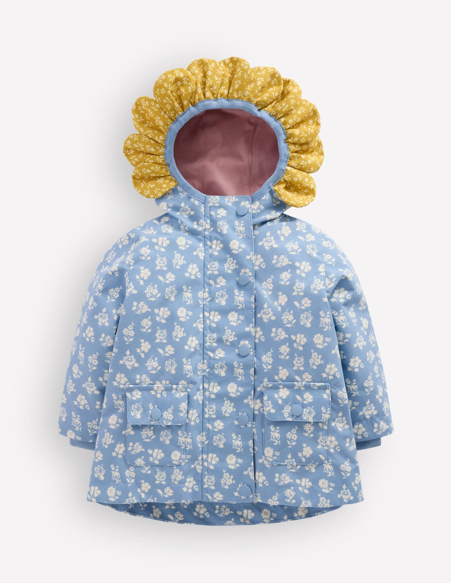 Shower Resistant Fisherman-Glacier Blue Ditsy Floral