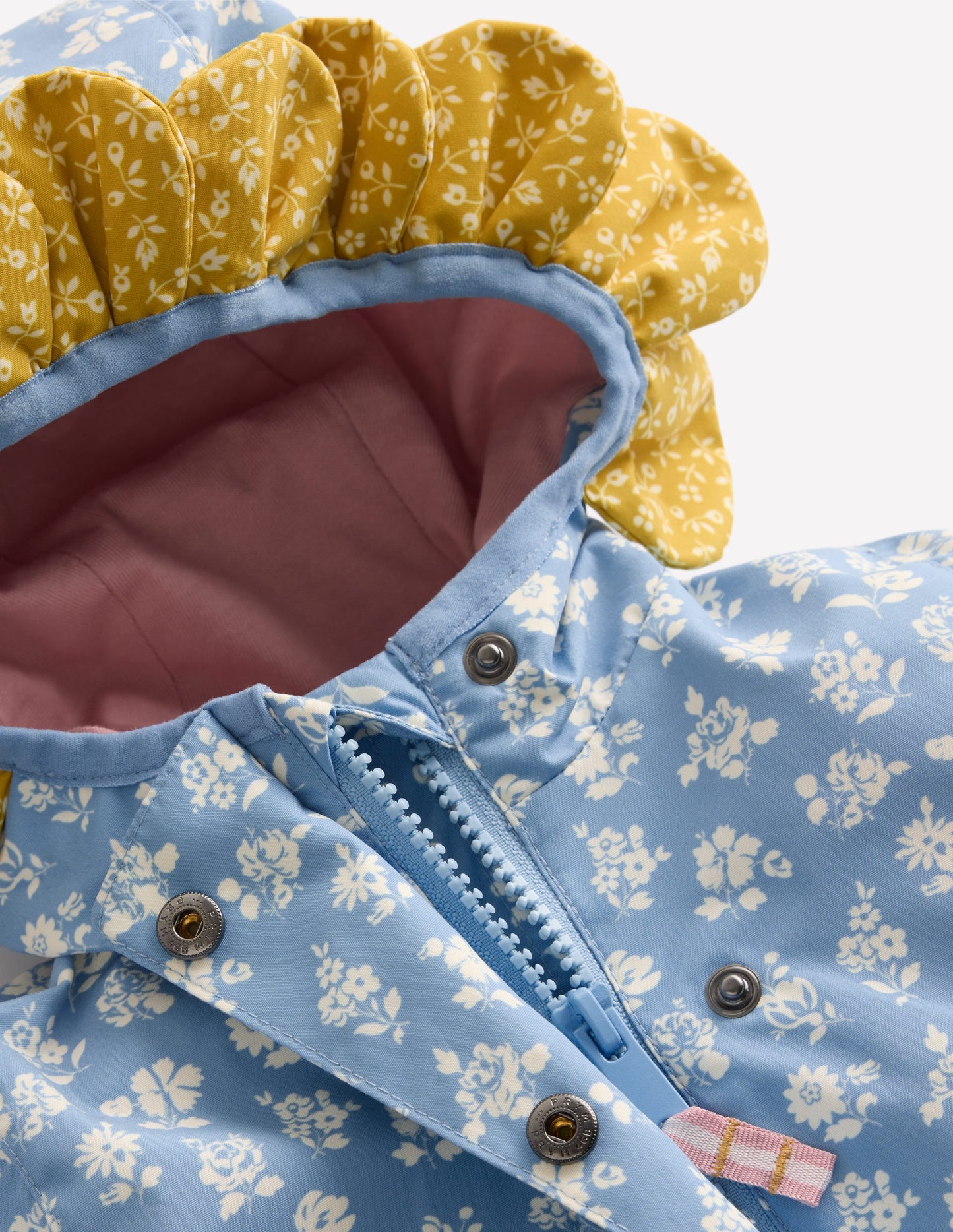 Shower Resistant Fisherman-Glacier Blue Ditsy Floral