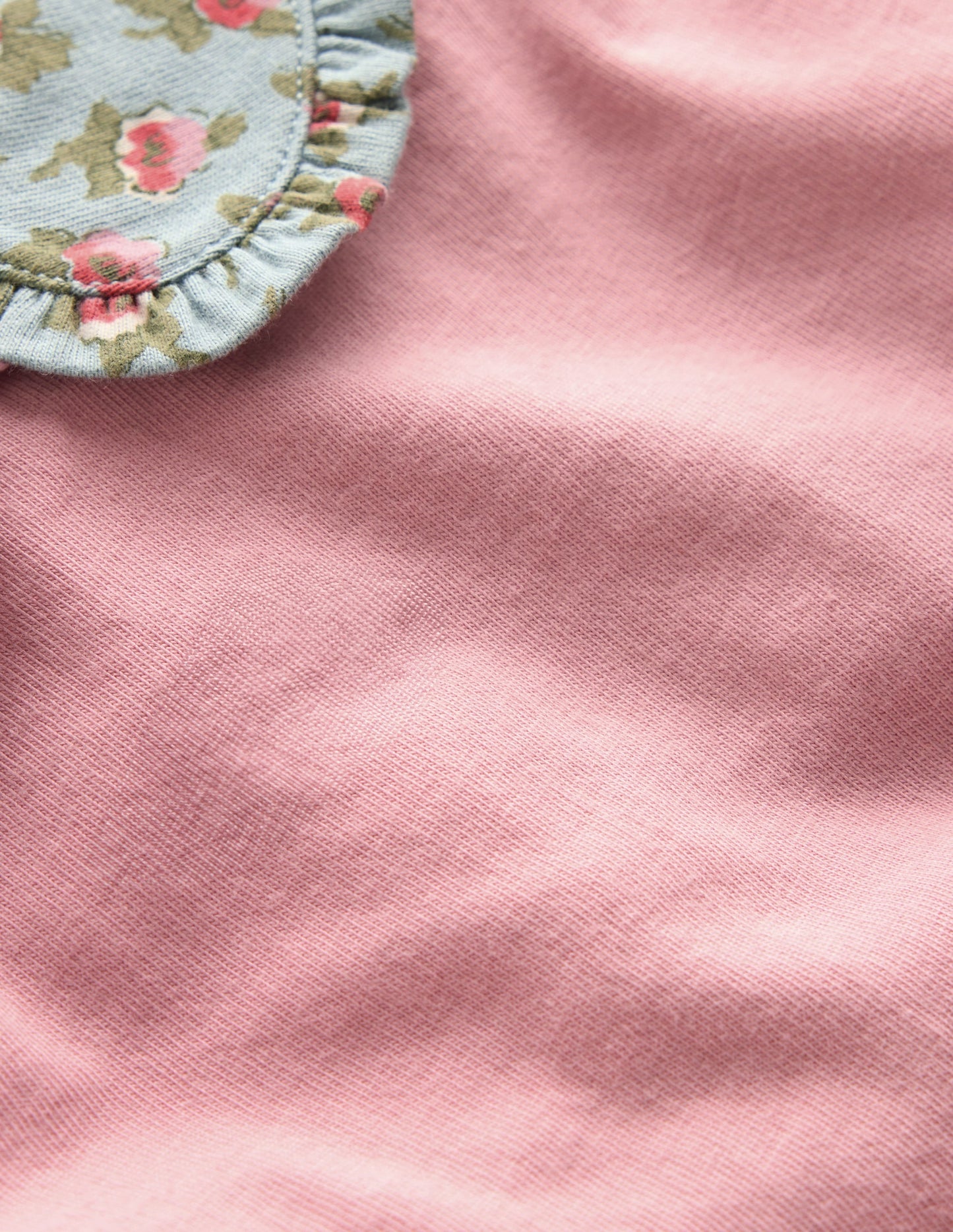 Collared Jersey Set-Pink/Blue Ditsy Floral