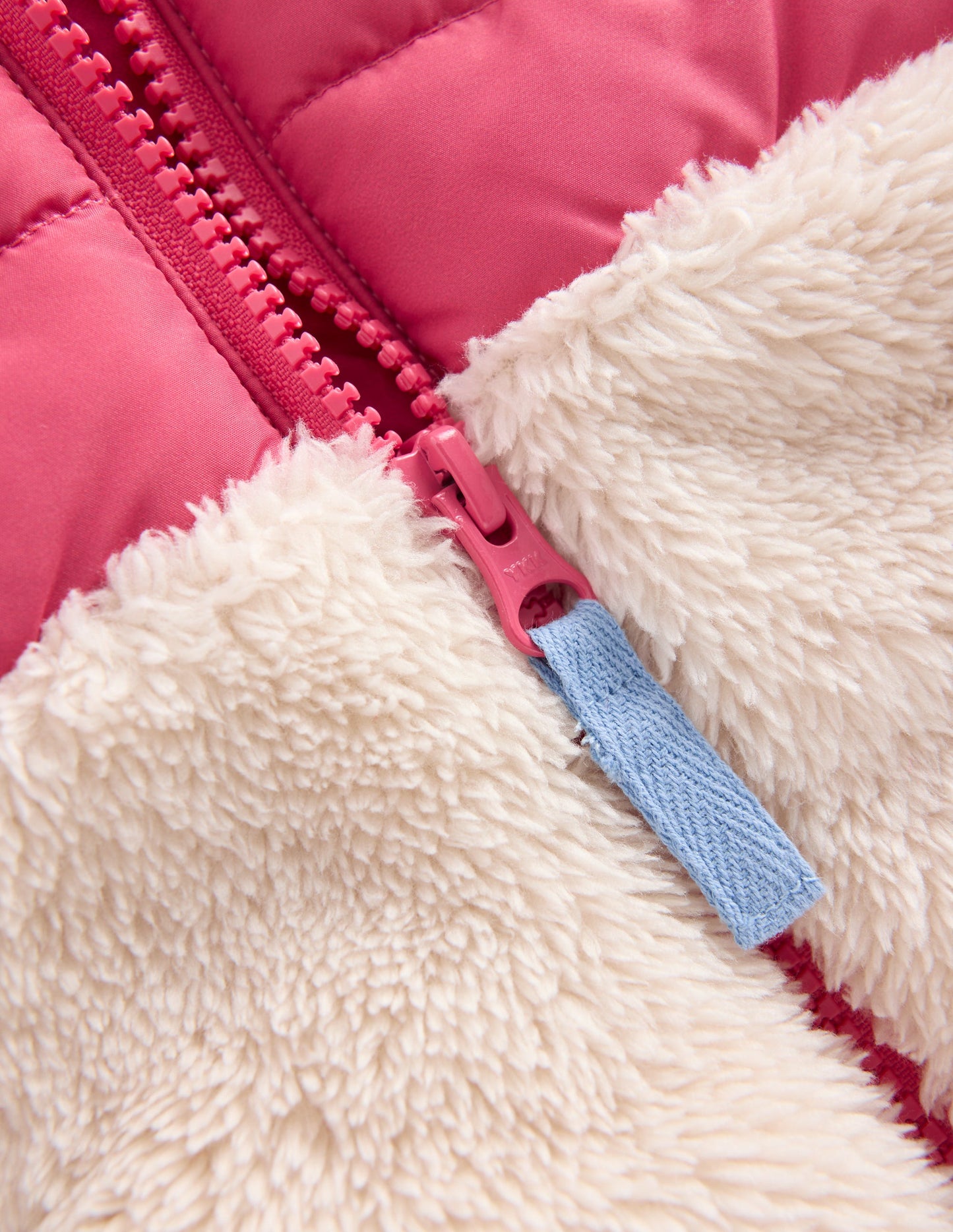 Mixed Borg Jacket-Multi Colourblock