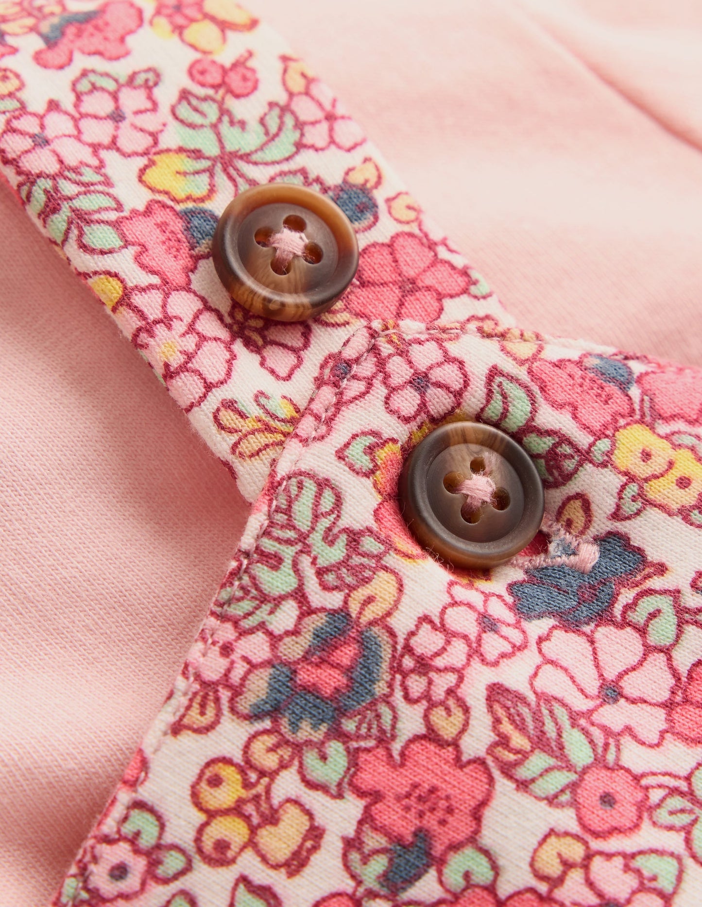 Jersey Dungarees Set-Multi Ditsy Floral