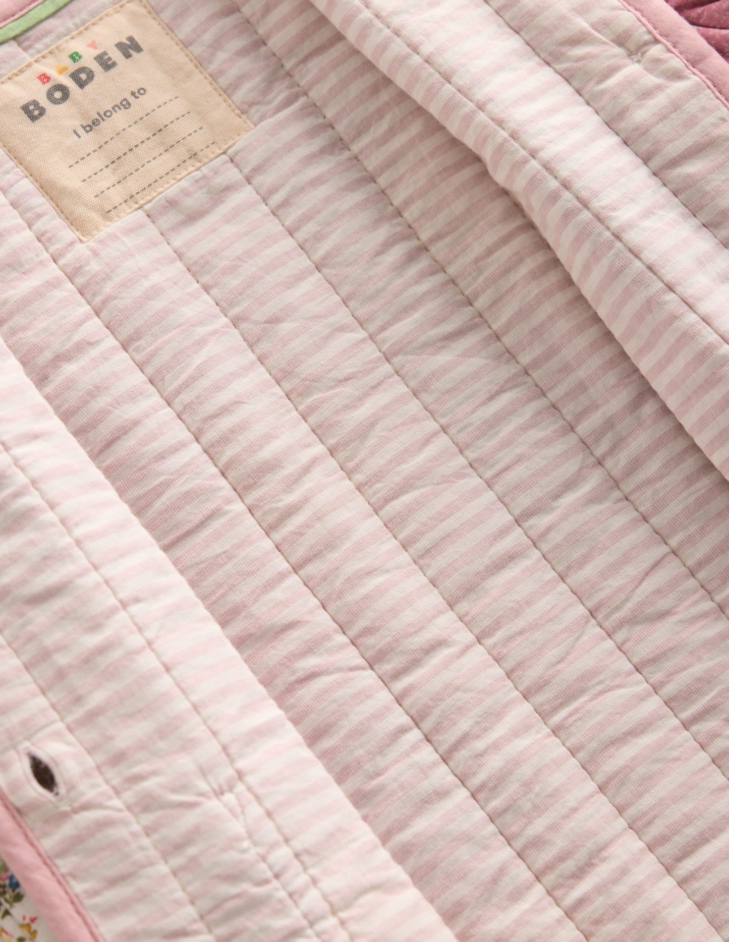 Quilted Jacket-Multi Patchwork Print
