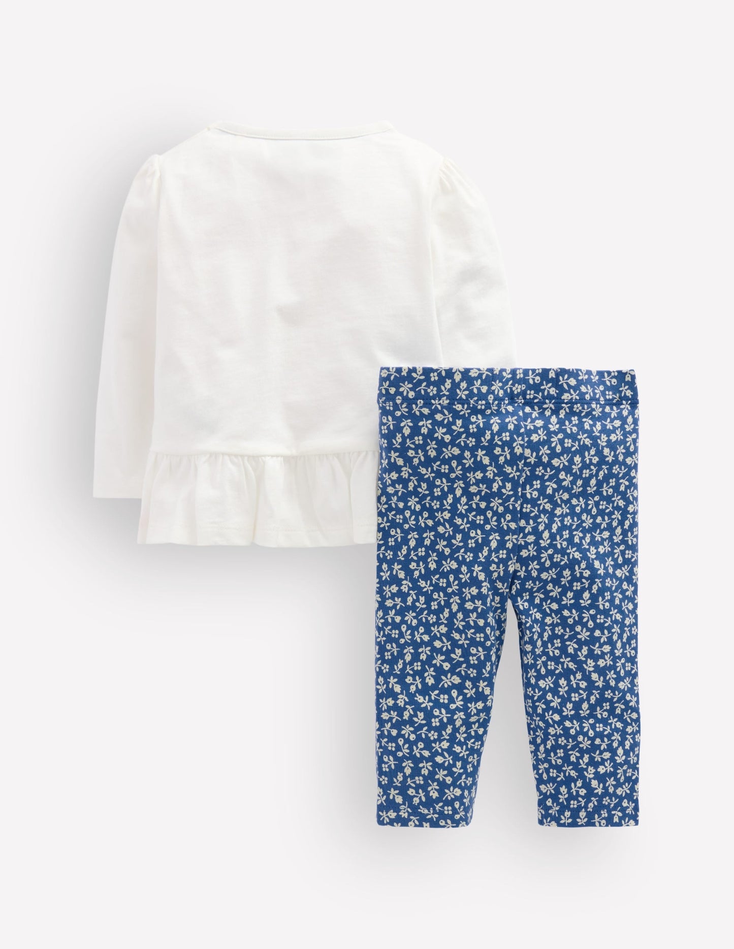 Appliqué Jersey Play Set-Ivory/Blue Ladybird