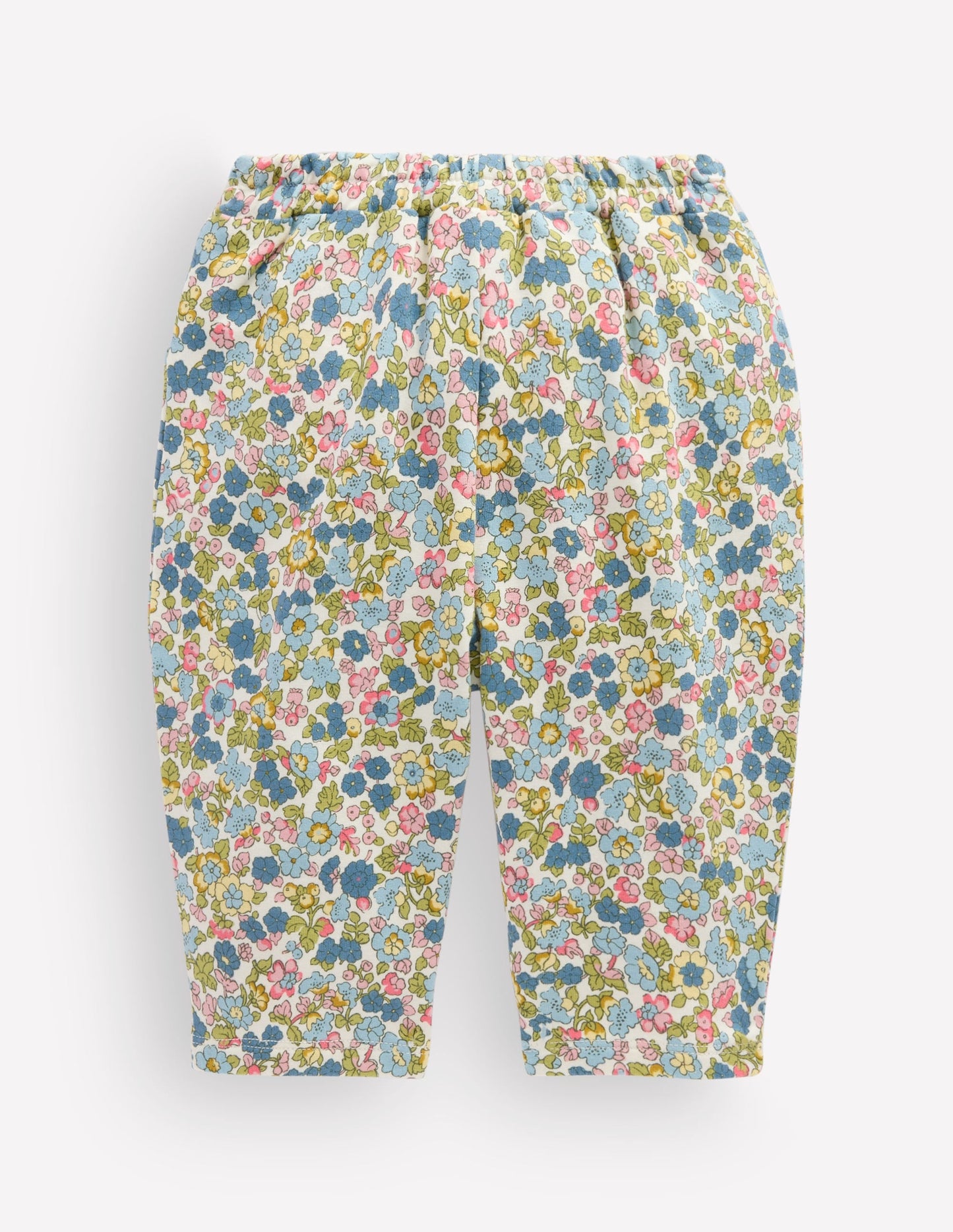 Jersey Pull-on Trousers-Blue Ditsy Floral