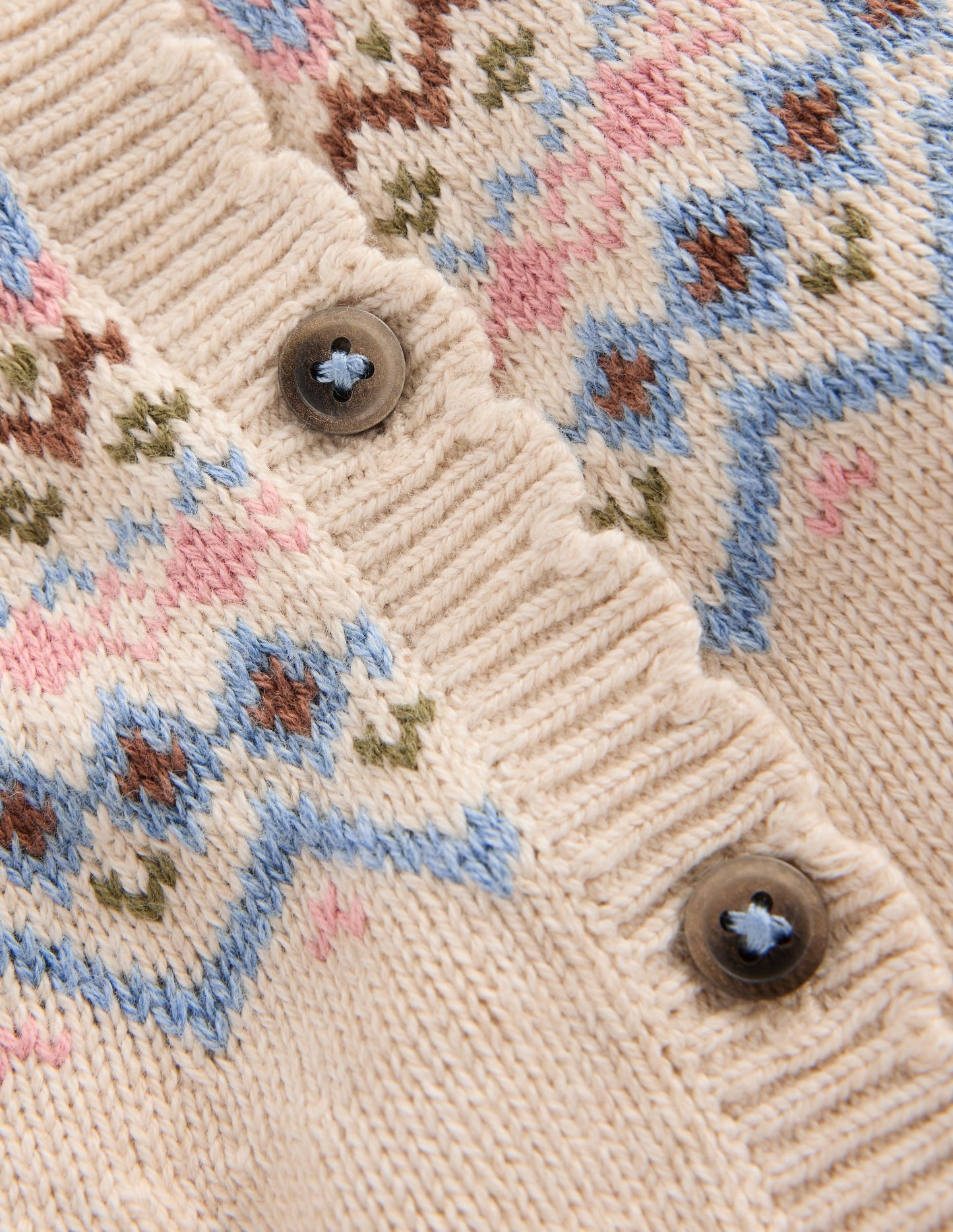 Fair Isle Knitted Play Set-Oatmeal Marl