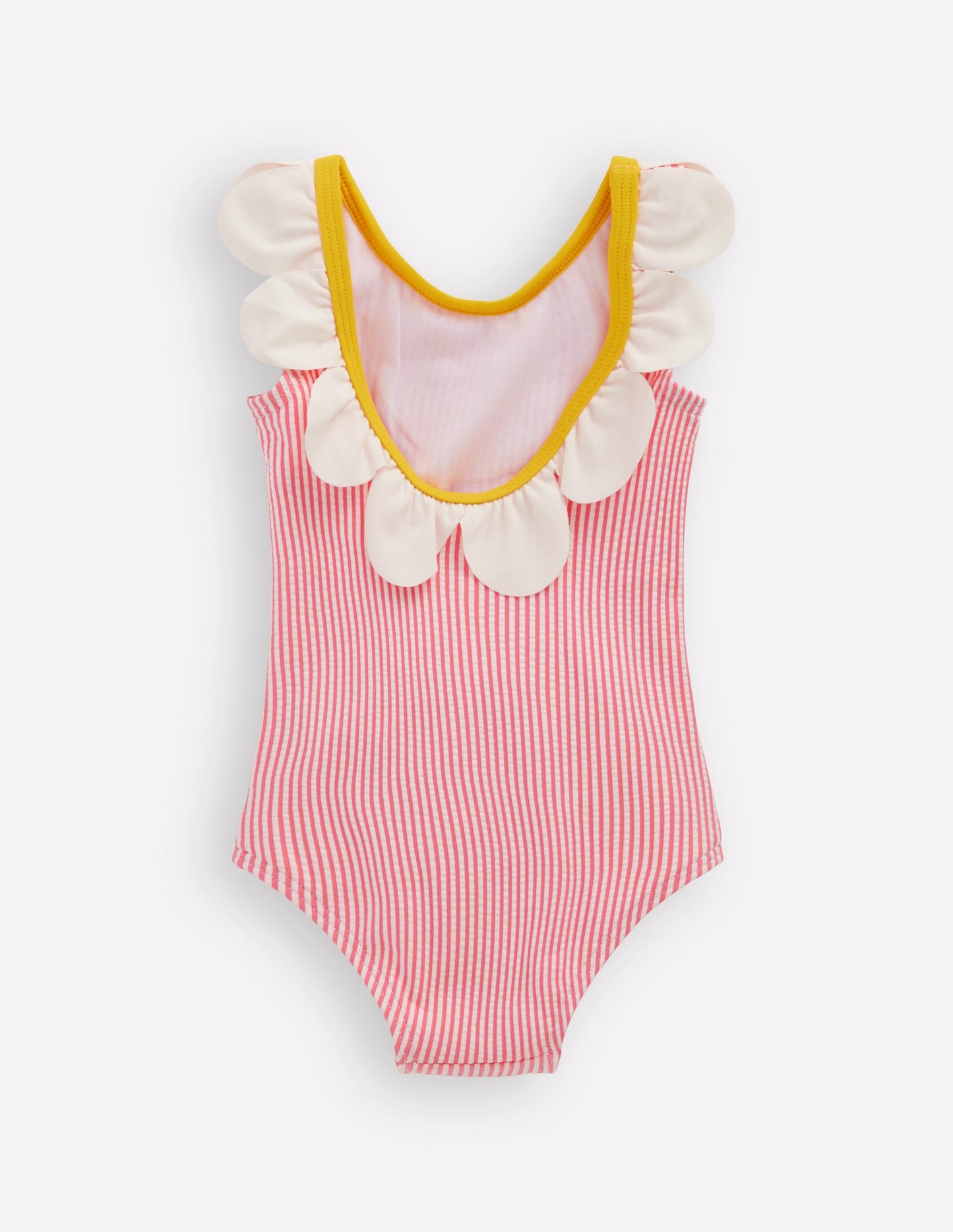Novelty Swimsuit-Salmon Pink Flower