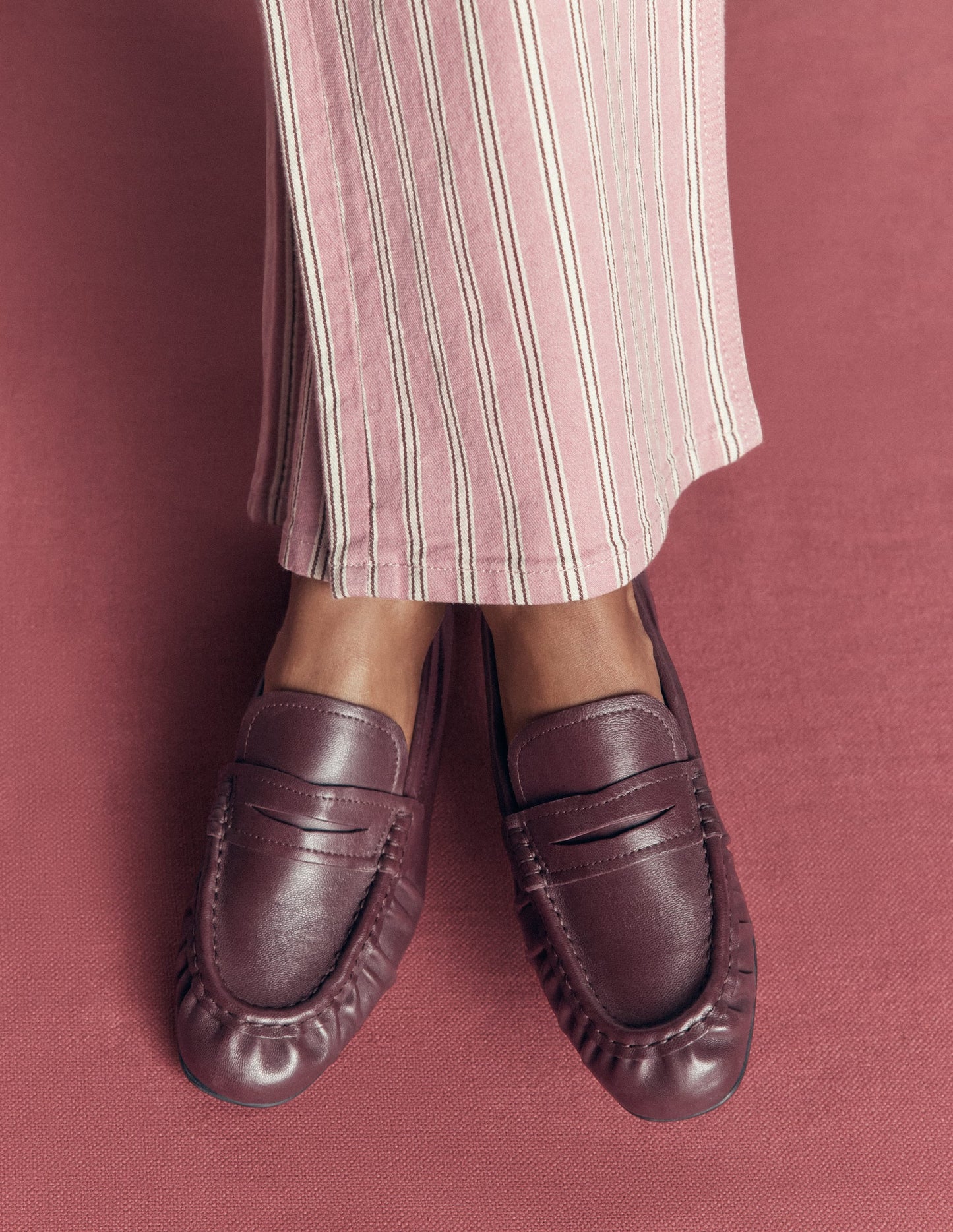 Super Soft Flexi Loafer-Oxblood