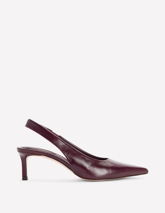Hope Slingback Heels-Wine