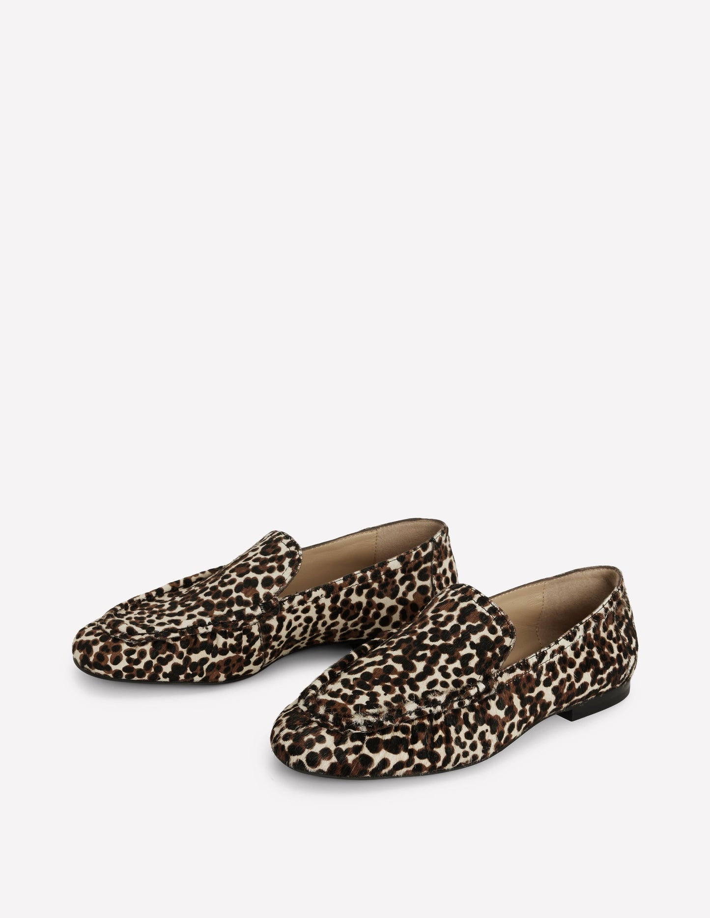 Dinah Everyday Flexi Loafers-Black and Ivory Speckled