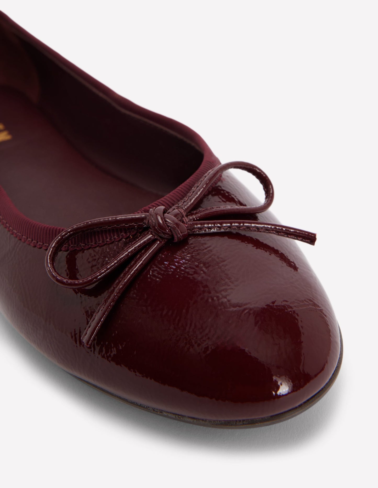 Patti Round Toe Ballet Flats-Oxblood