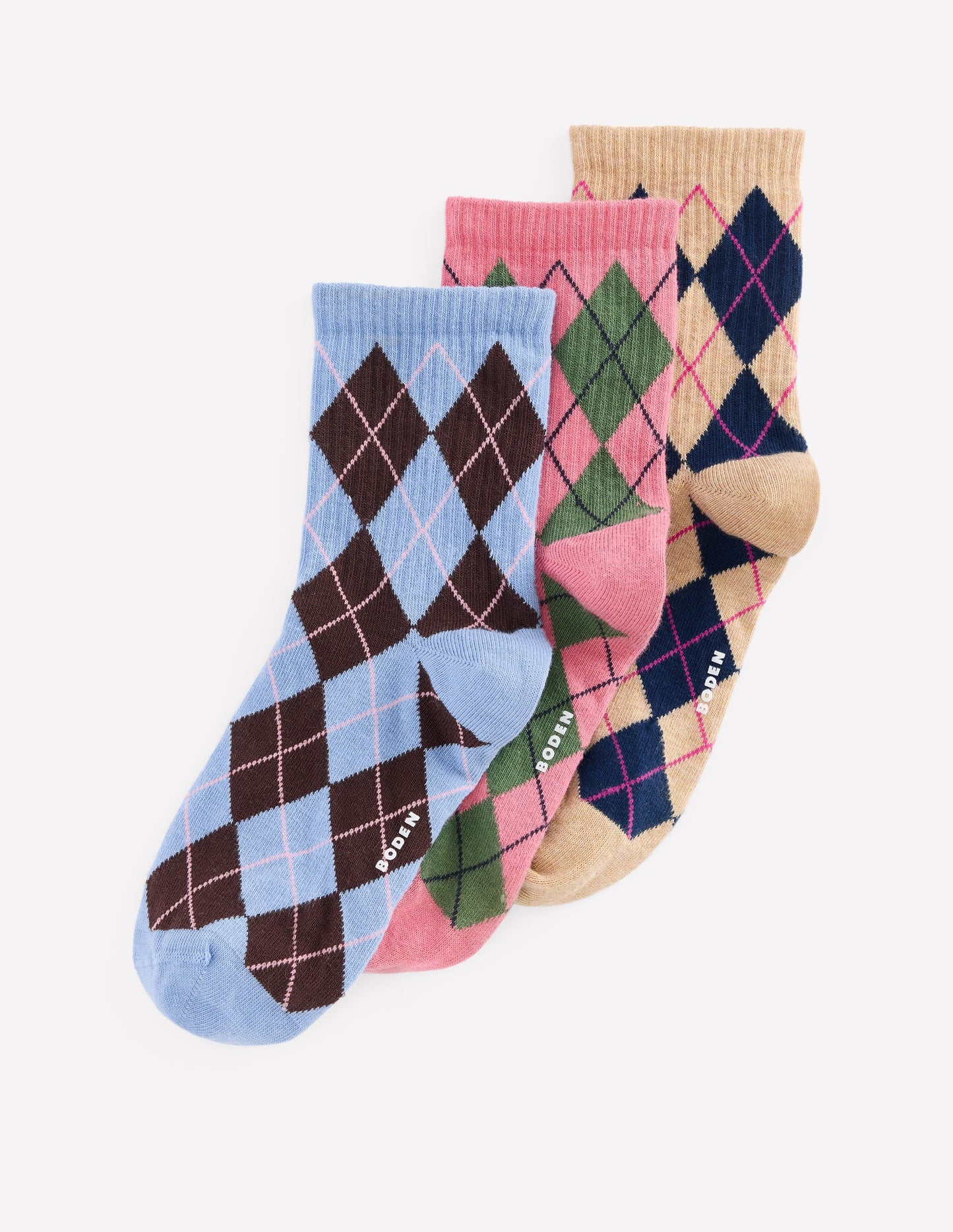 Argyle Socks 3-pack-Argyle Pack