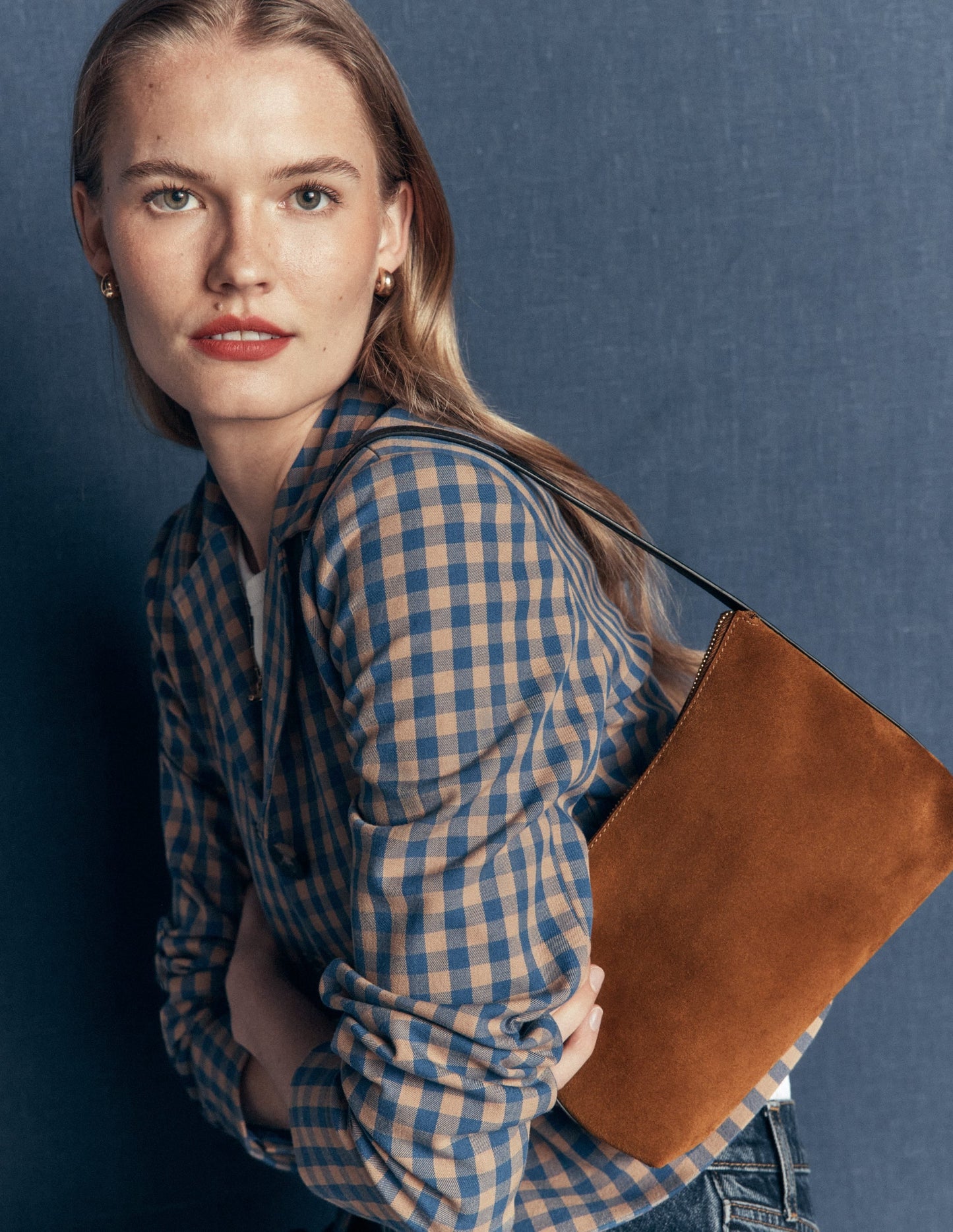 Allegra Slouchy Small Bag-Tan