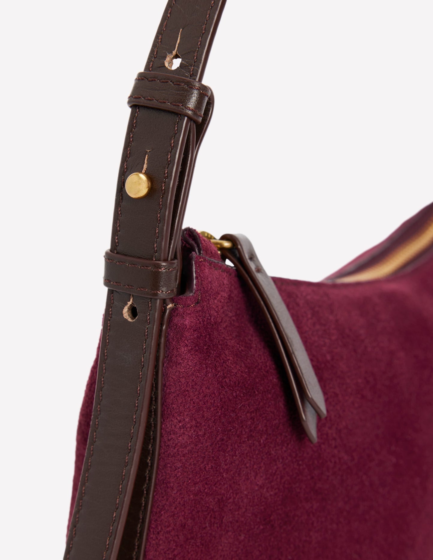 Allegra Slouchy Small Bag-Burgundy
