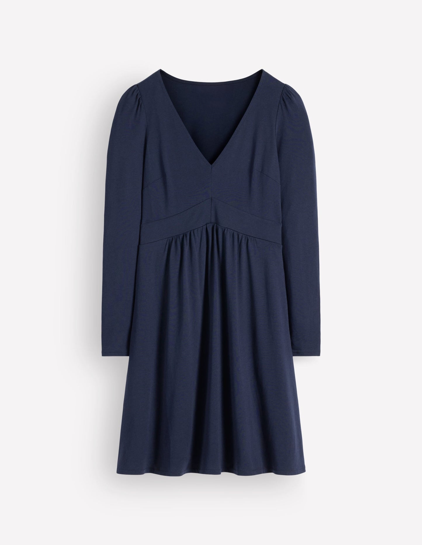 Briony Jersey Short Dress-Navy